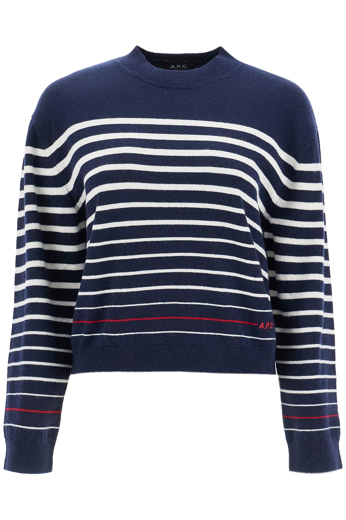 A.P.C. A. P.C. "striped wool billie pullover