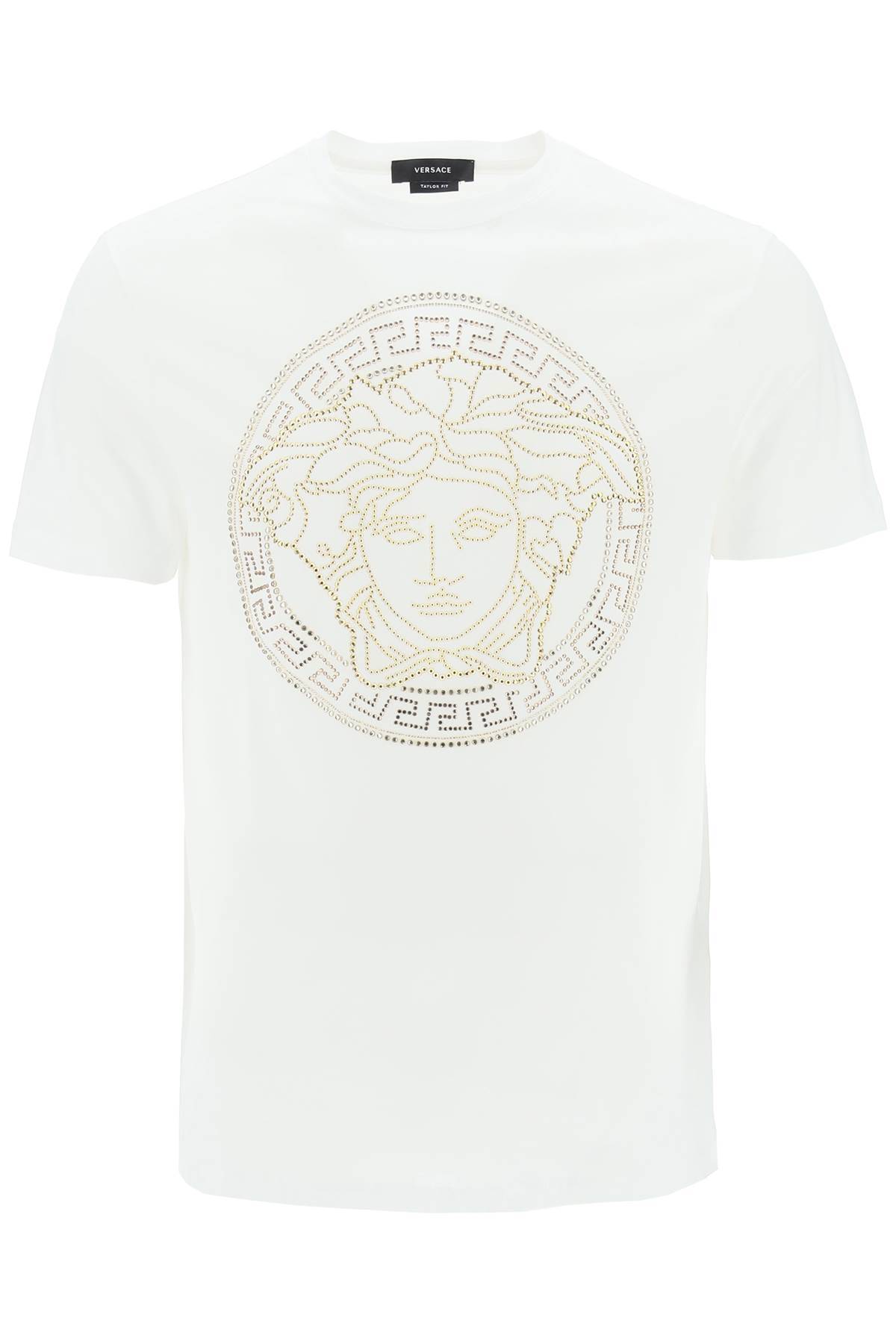 Versace VERSACE medusa-studded taylor fit t-shirt