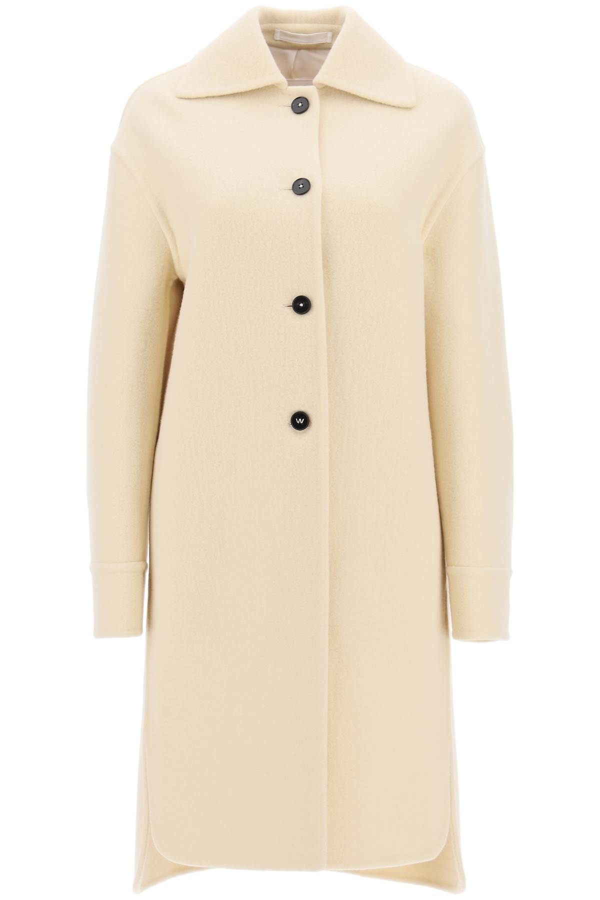 Jil Sander JIL SANDER deconstructed coat in virgin wool