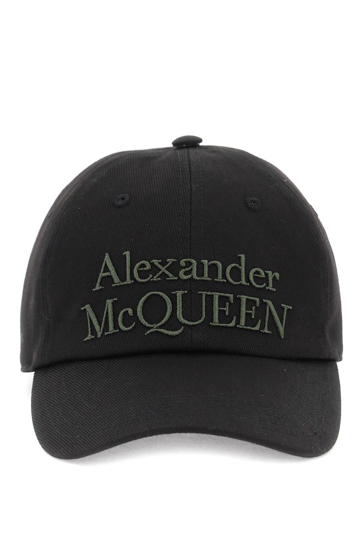 Alexander McQueen ALEXANDER MCQUEEN baseball cap with embroidered logo