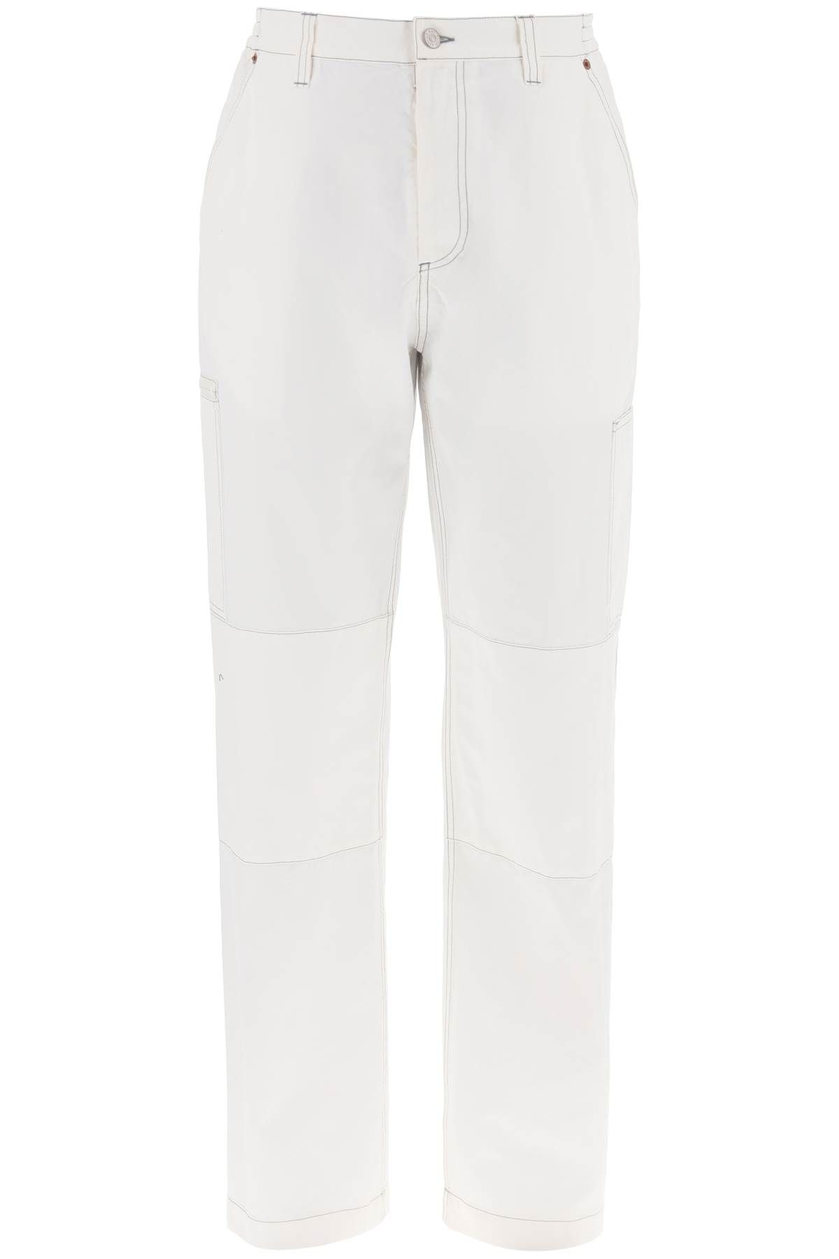 MM6 Maison Margiela MM6 MAISON MARGIELA wide cotton canvas trousers for men or women