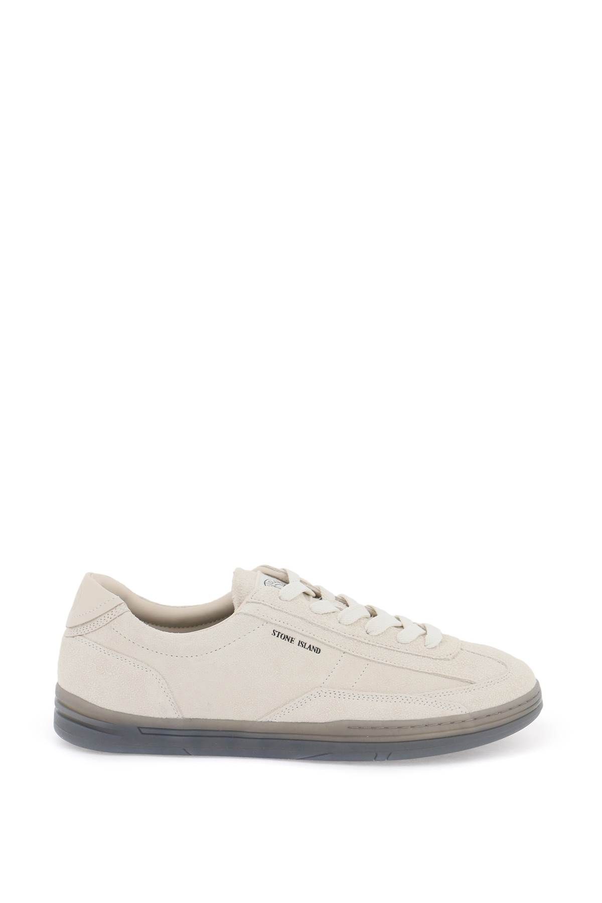 Stone Island STONE ISLAND suede leather rock sneakers for