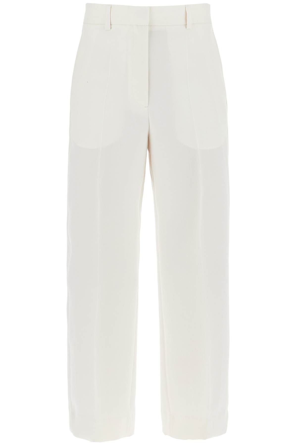 Toteme TOTEME cropped wool blend trousers