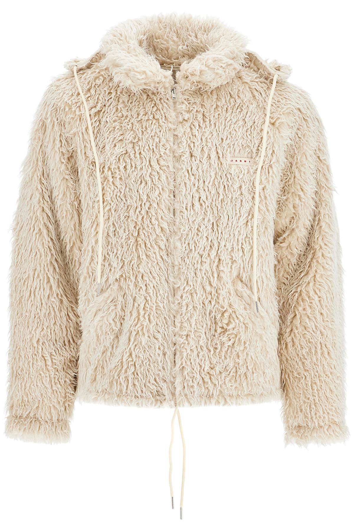 Marni MARNI faux fur jacket with removable hood.