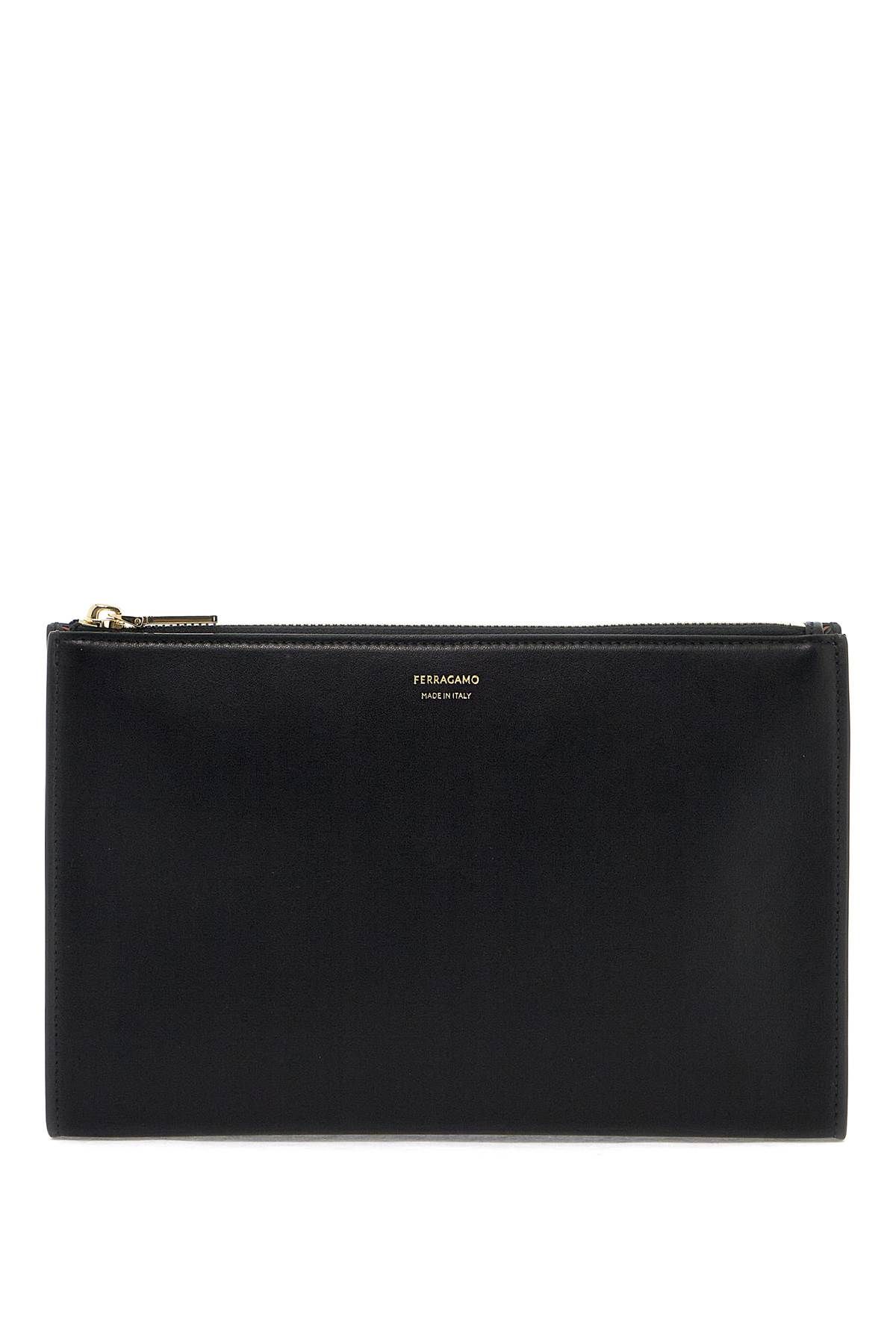 Ferragamo FERRAGAMO smooth leather pouch in seven words