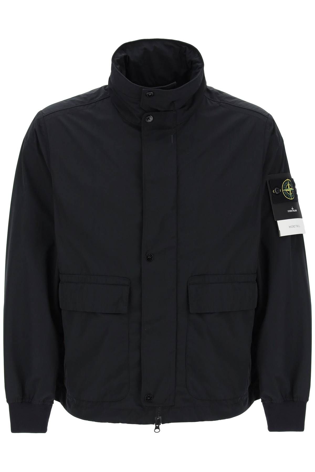 Stone Island STONE ISLAND micro twill jacket with extractable hood