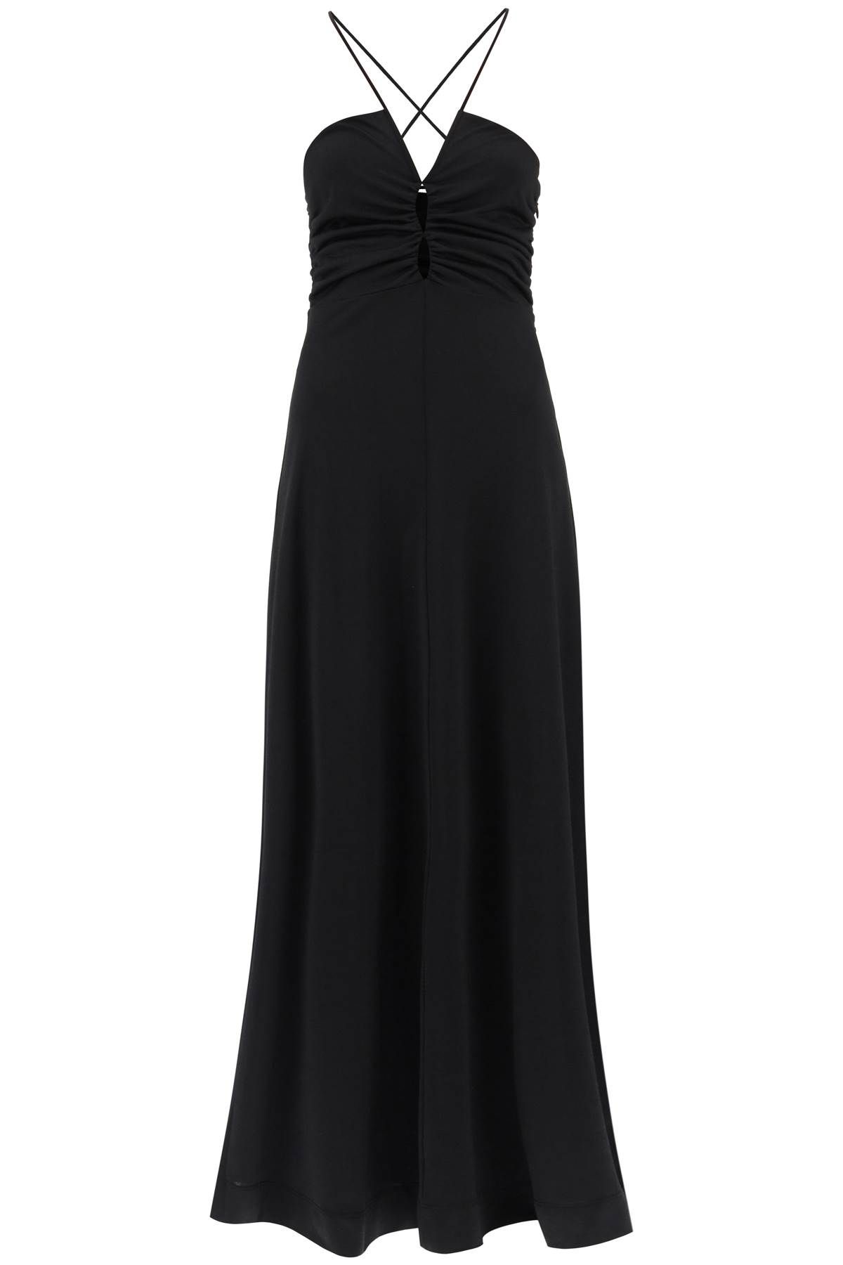 Ganni GANNI crepe jersey maxi dress