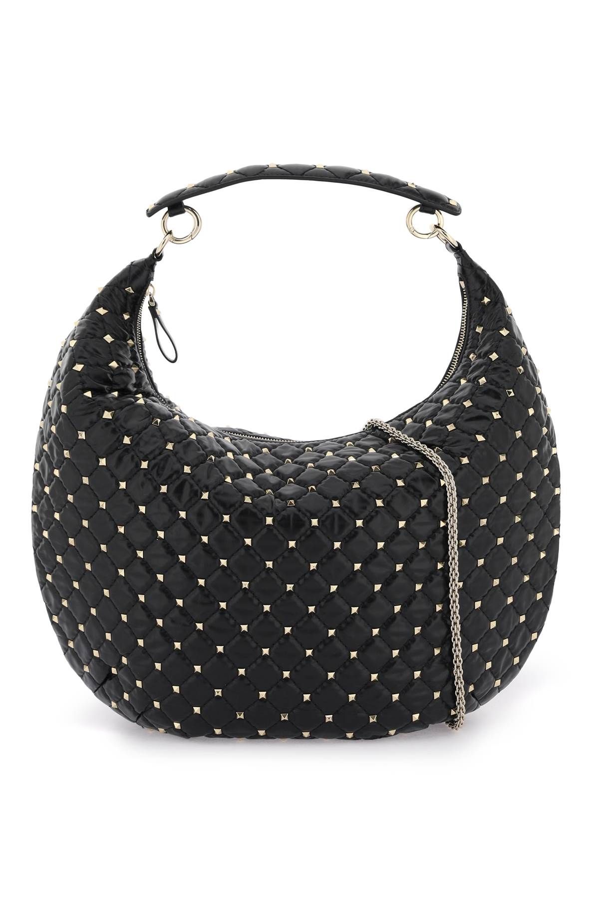 VALENTINO GARAVANI VALENTINO GARAVANI leather 'rockstud spike' hobo bag