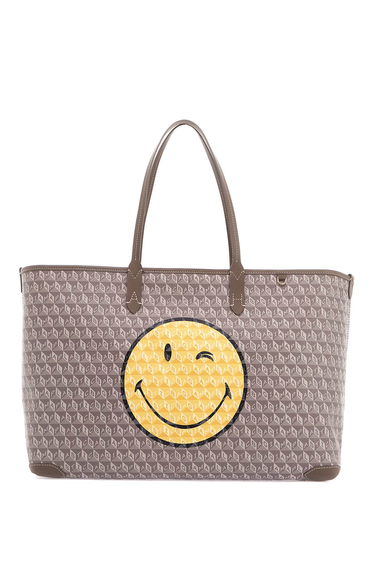 Anya Hindmarch ANYA HINDMARCH i am a plastic bag wink zipped tote bag