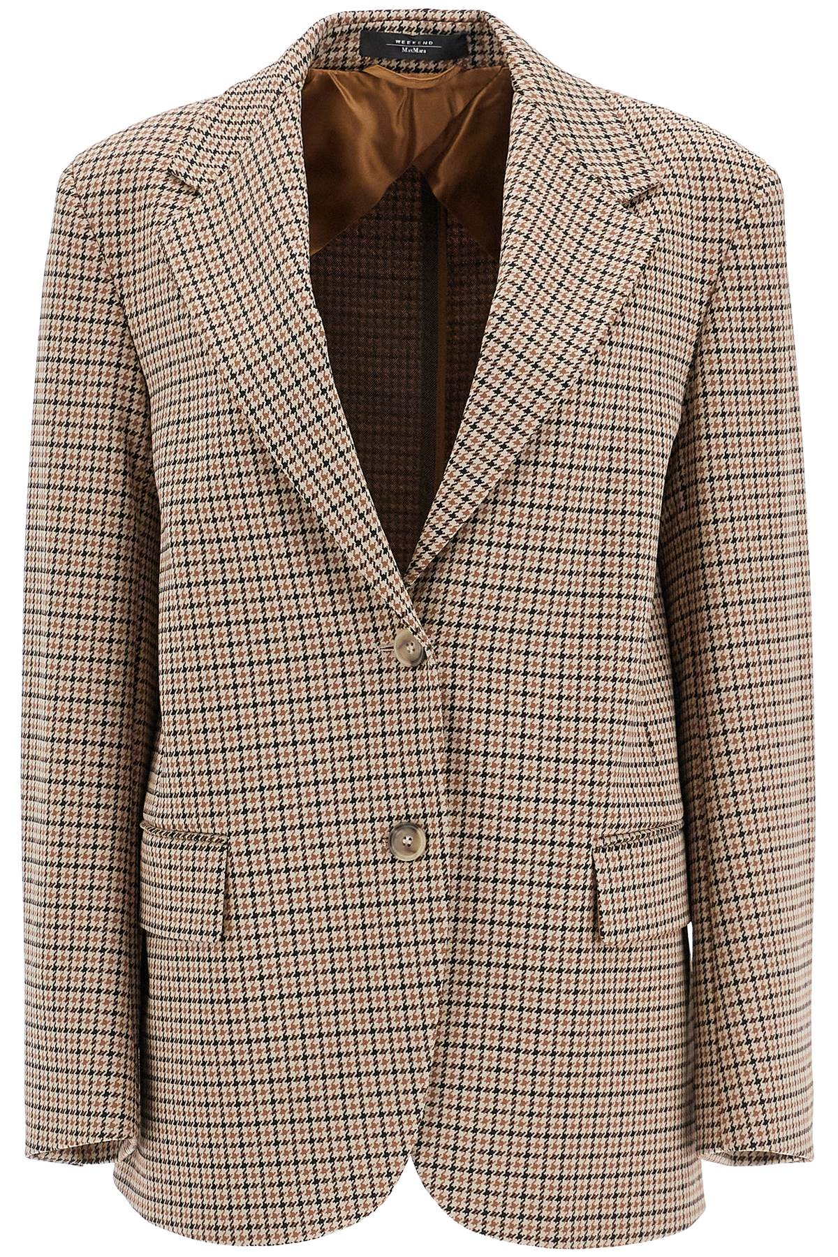 Weekend Max Mara WEEKEND MAX MARA single-breasted pied de poule bl