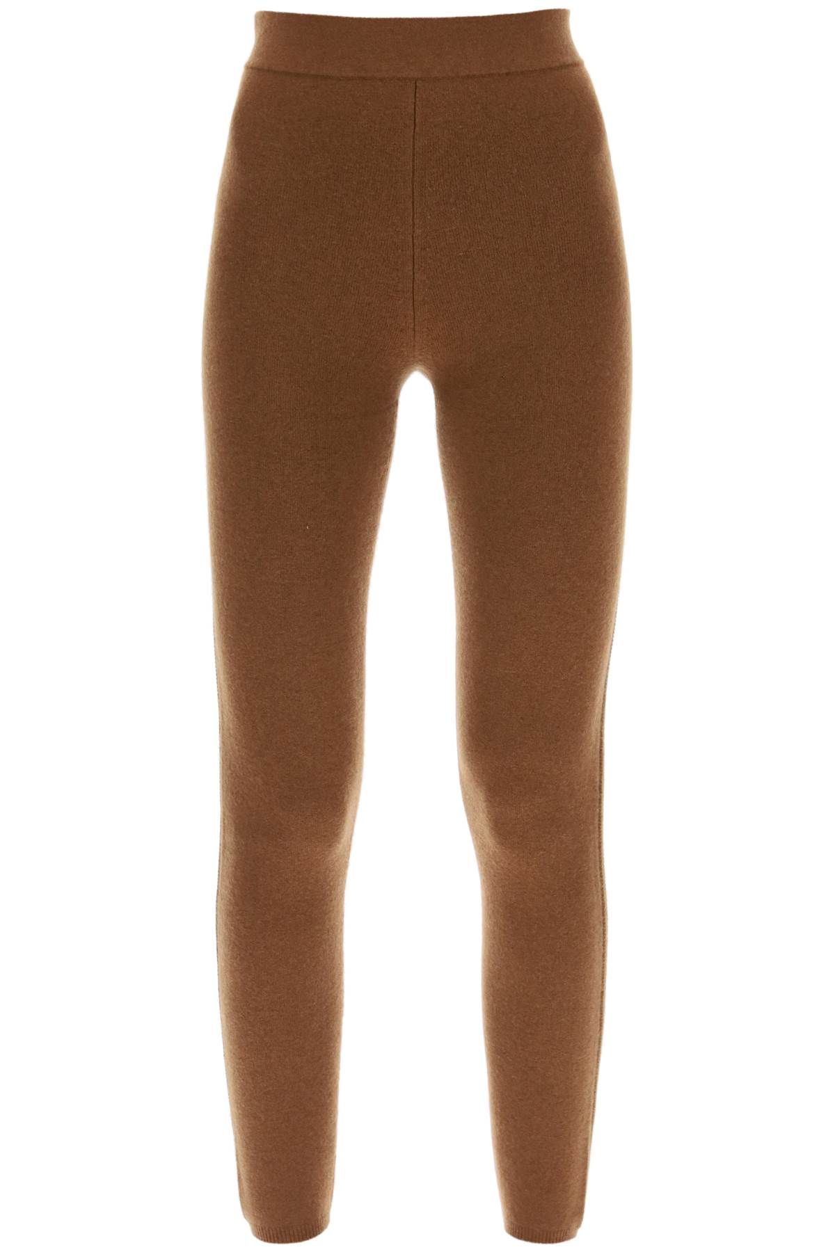 Max Mara MAX MARA 'alare' wool and cashmere knitted leggings