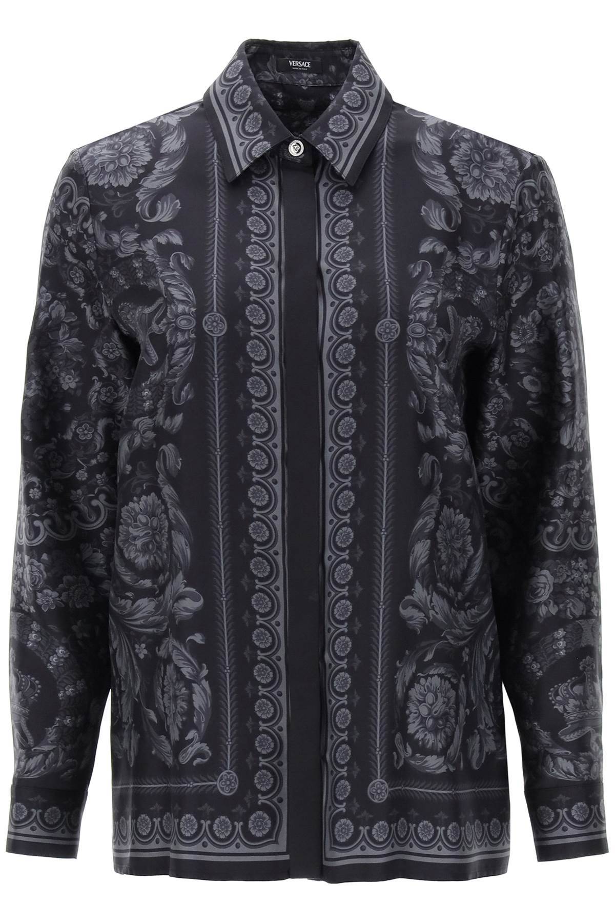 Versace VERSACE barocco shirt in crepe de chine