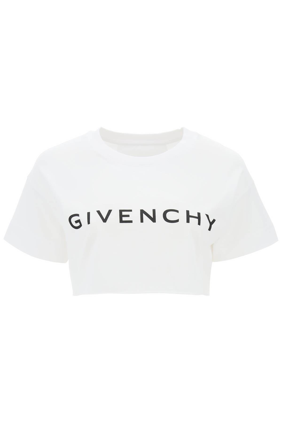 Givenchy GIVENCHY cropped logo t-shirt