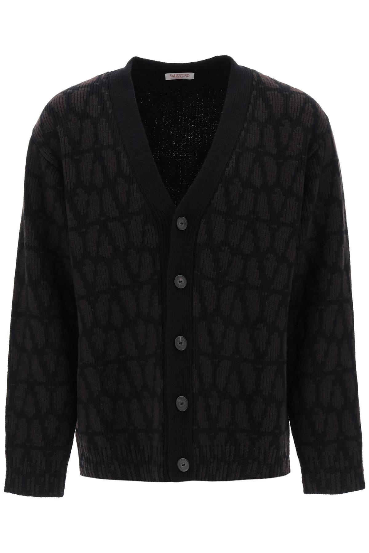 VALENTINO GARAVANI VALENTINO GARAVANI toile iconographe cardigan