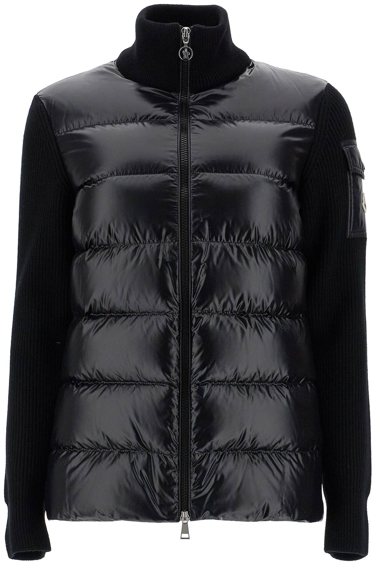 Moncler MONCLER padded wool cardigan for