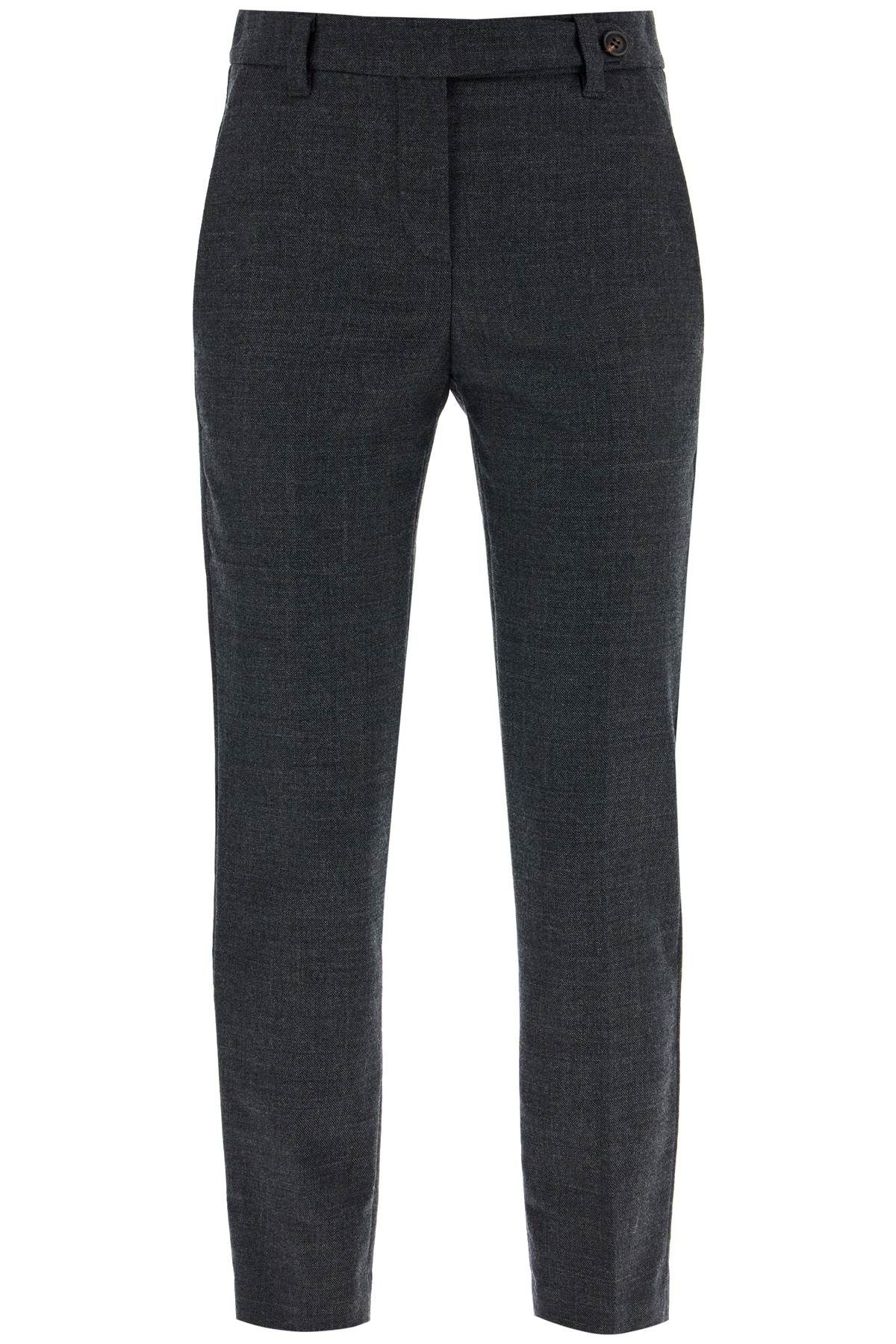 Brunello Cucinelli BRUNELLO CUCINELLI woolen cigarette pants for women