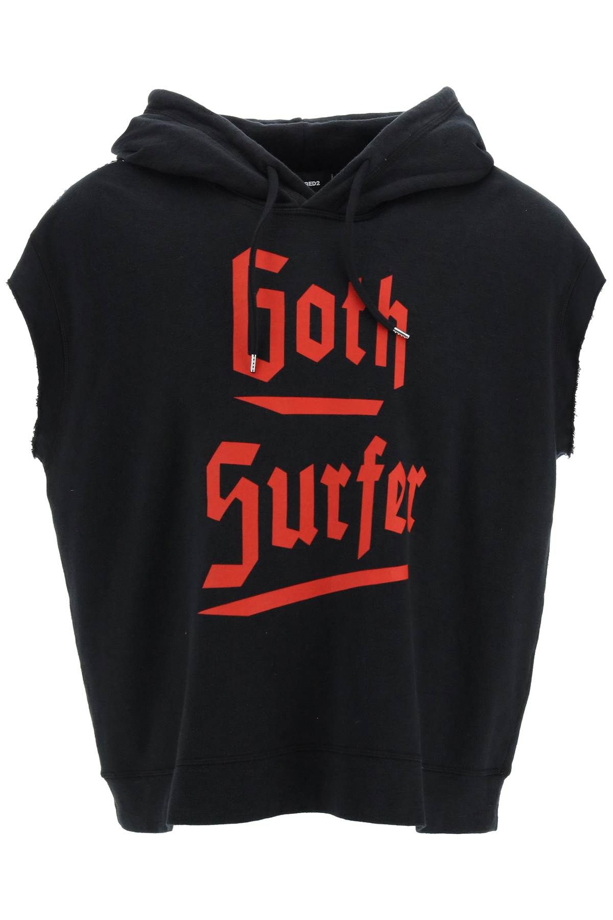 Dsquared2 DSQUARED2 'd2 goth surfer' sleeveless hoodie