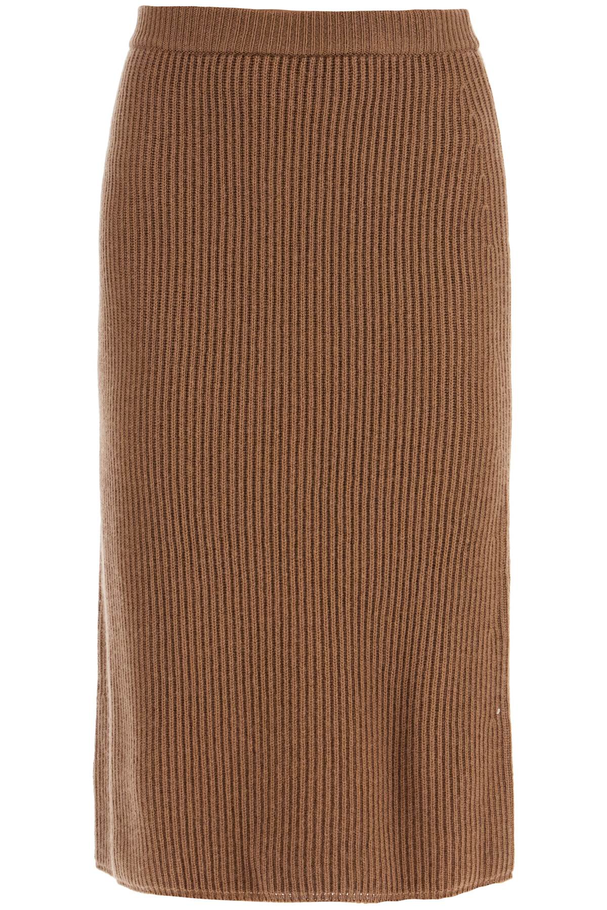  'S MAX MARA "ribbed knit midi skirt