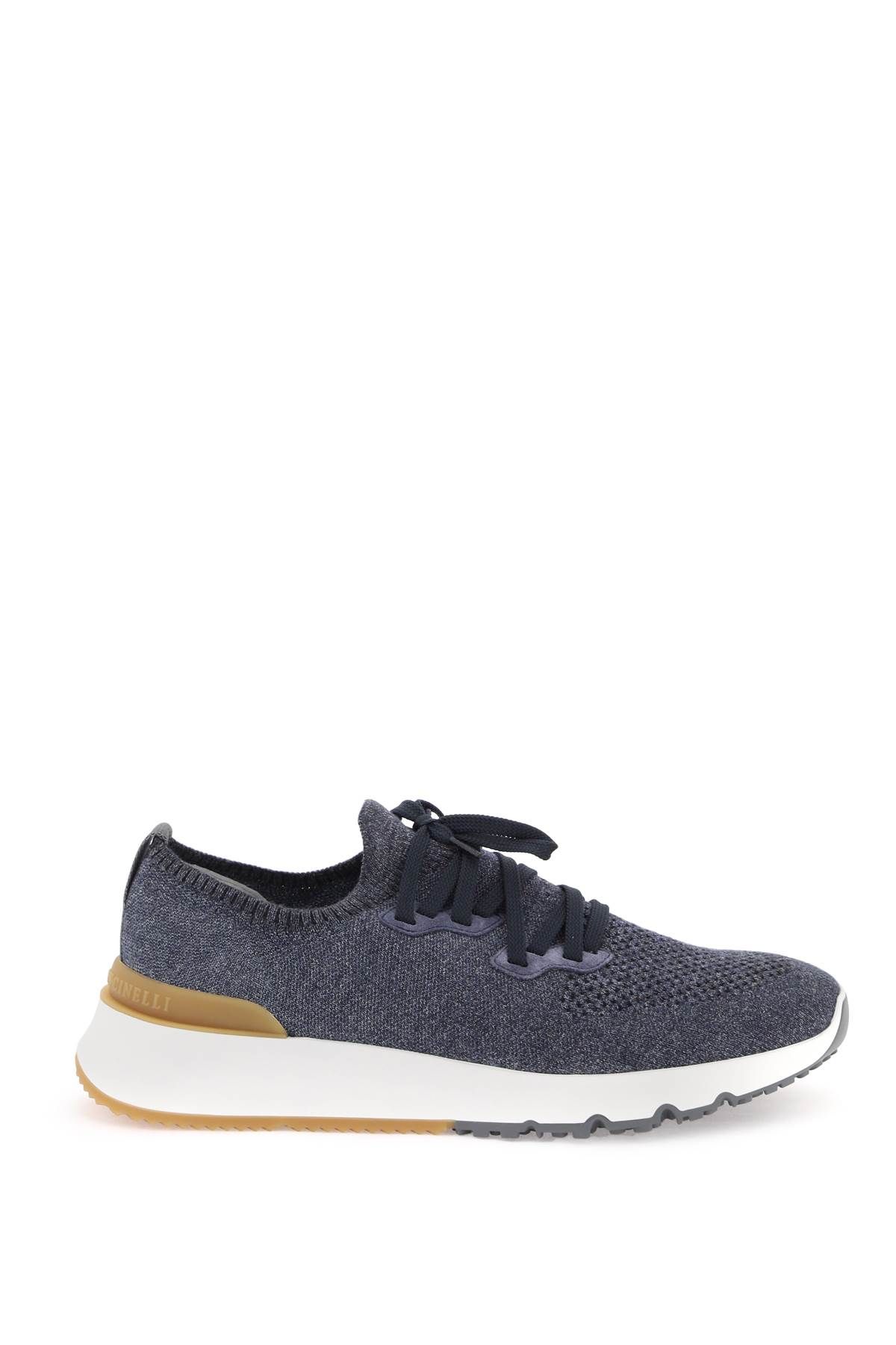 Brunello Cucinelli BRUNELLO CUCINELLI knit chine sneakers in