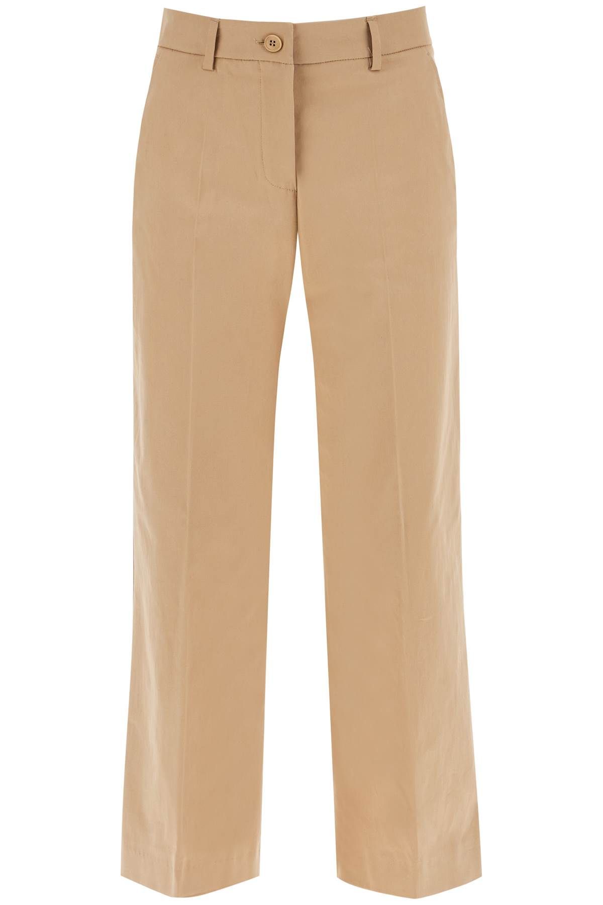 Weekend Max Mara WEEKEND MAX MARA stretch cotton cropped pants