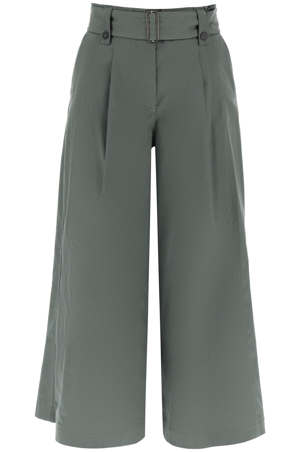 Weekend Max Mara WEEKEND MAX MARA cotton canvas flared pants