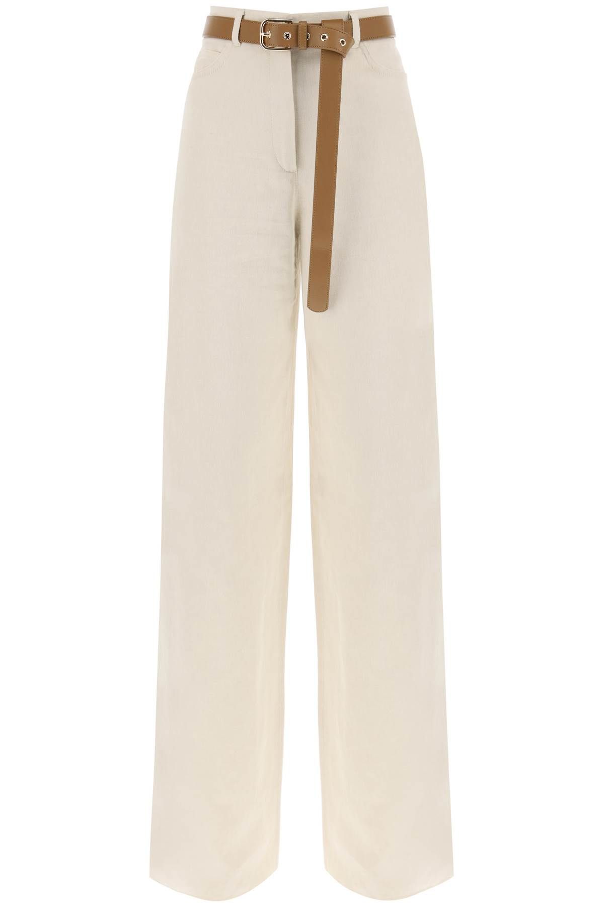 MAX MARA STUDIO MAX MARA STUDIO cobalto wide leg pants