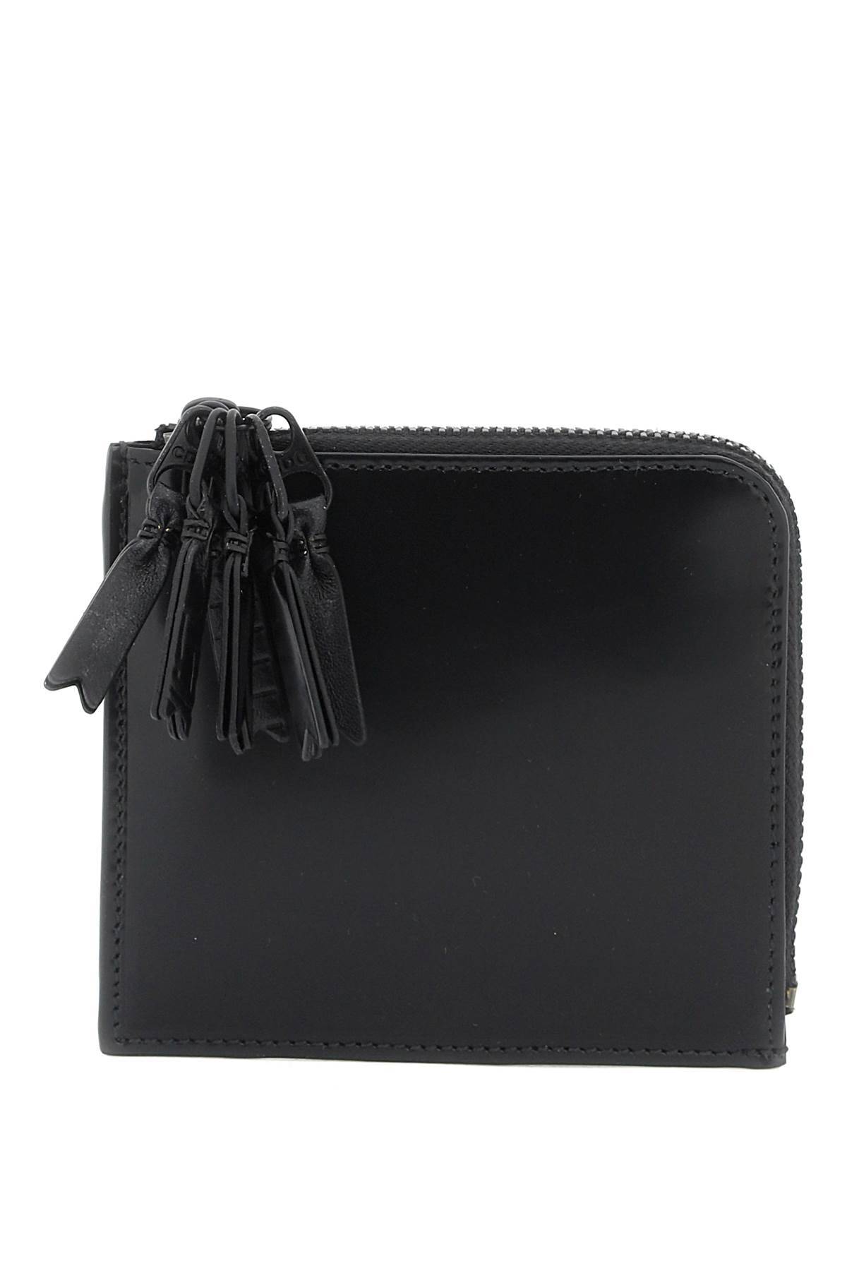 COMME DES GARCONS WALLET COMME DES GARCONS WALLET leather multi-zip wallet with