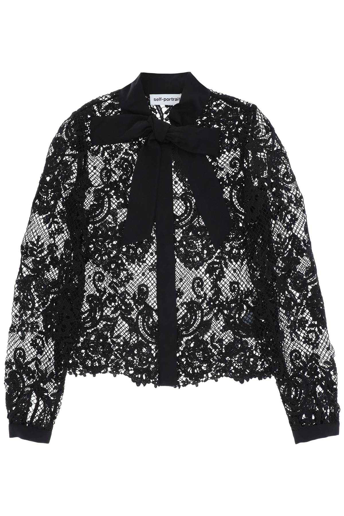  SELF PORTRAIT floral lace shirt