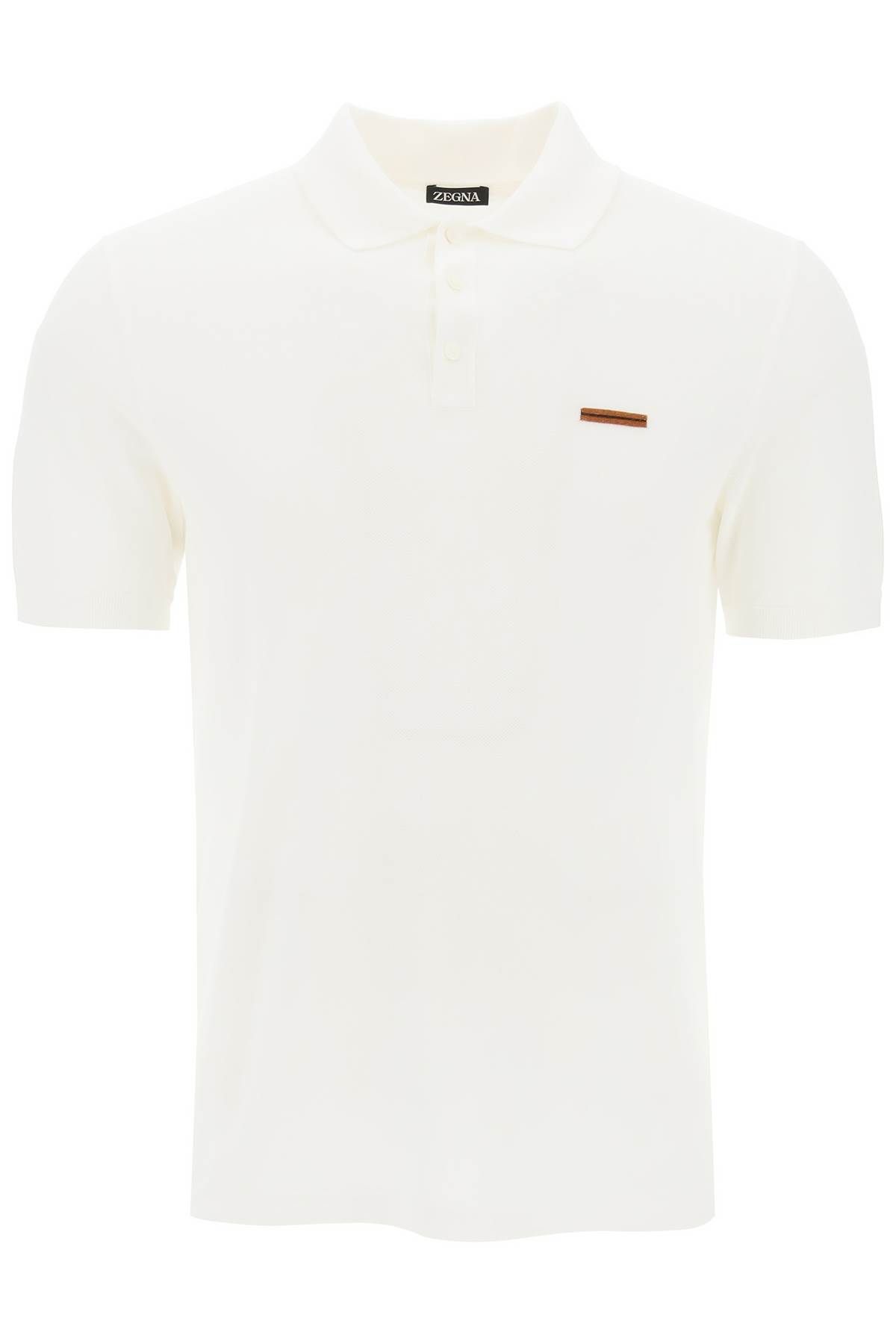 zegna ZEGNA regular fit cotton polo shirt