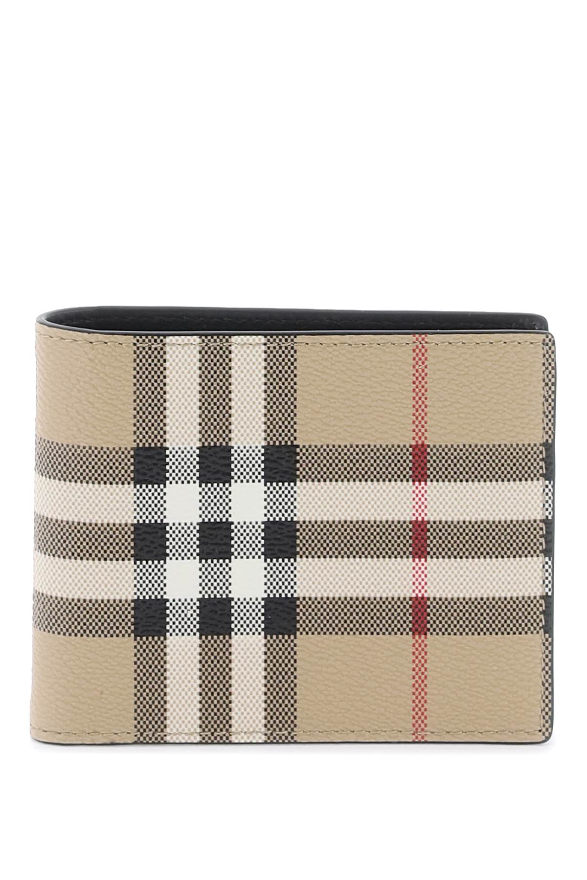 Burberry BURBERRY bifold wallet with check motiv