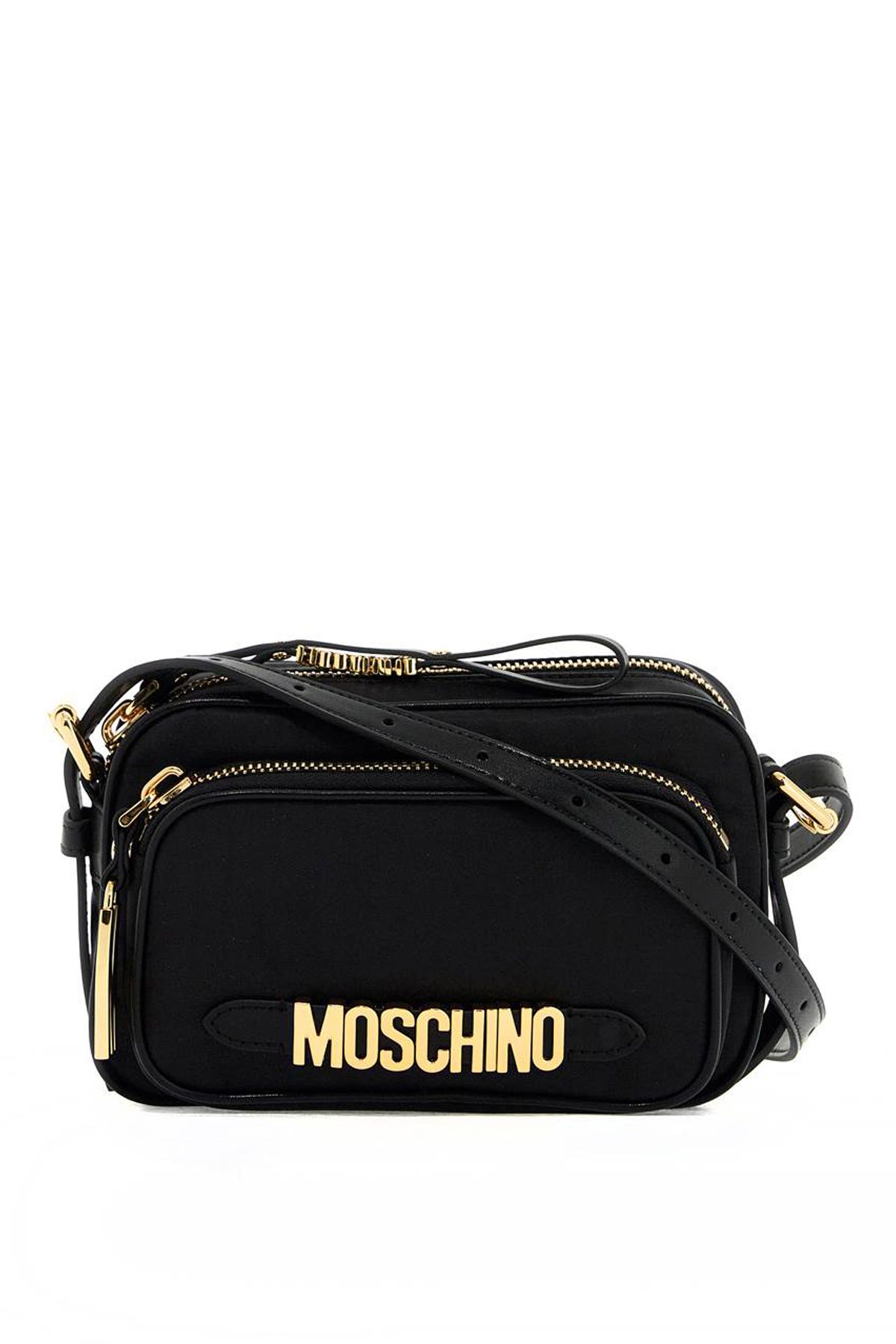 Moschino MOSCHINO mini shoulder bag with metal logo