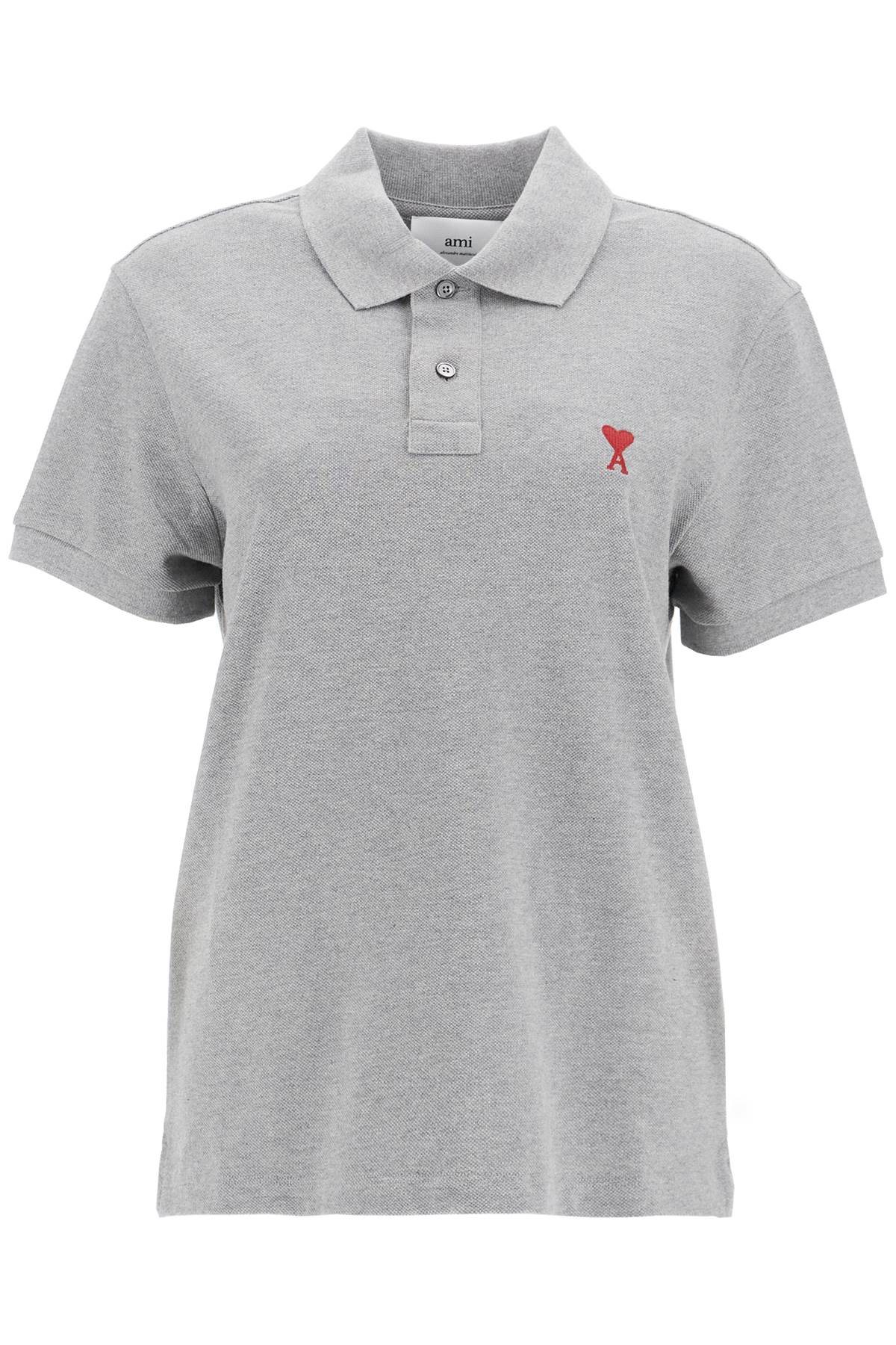  AMI ALEXANDRE MATIUSSI 'heart friend polo shirt'