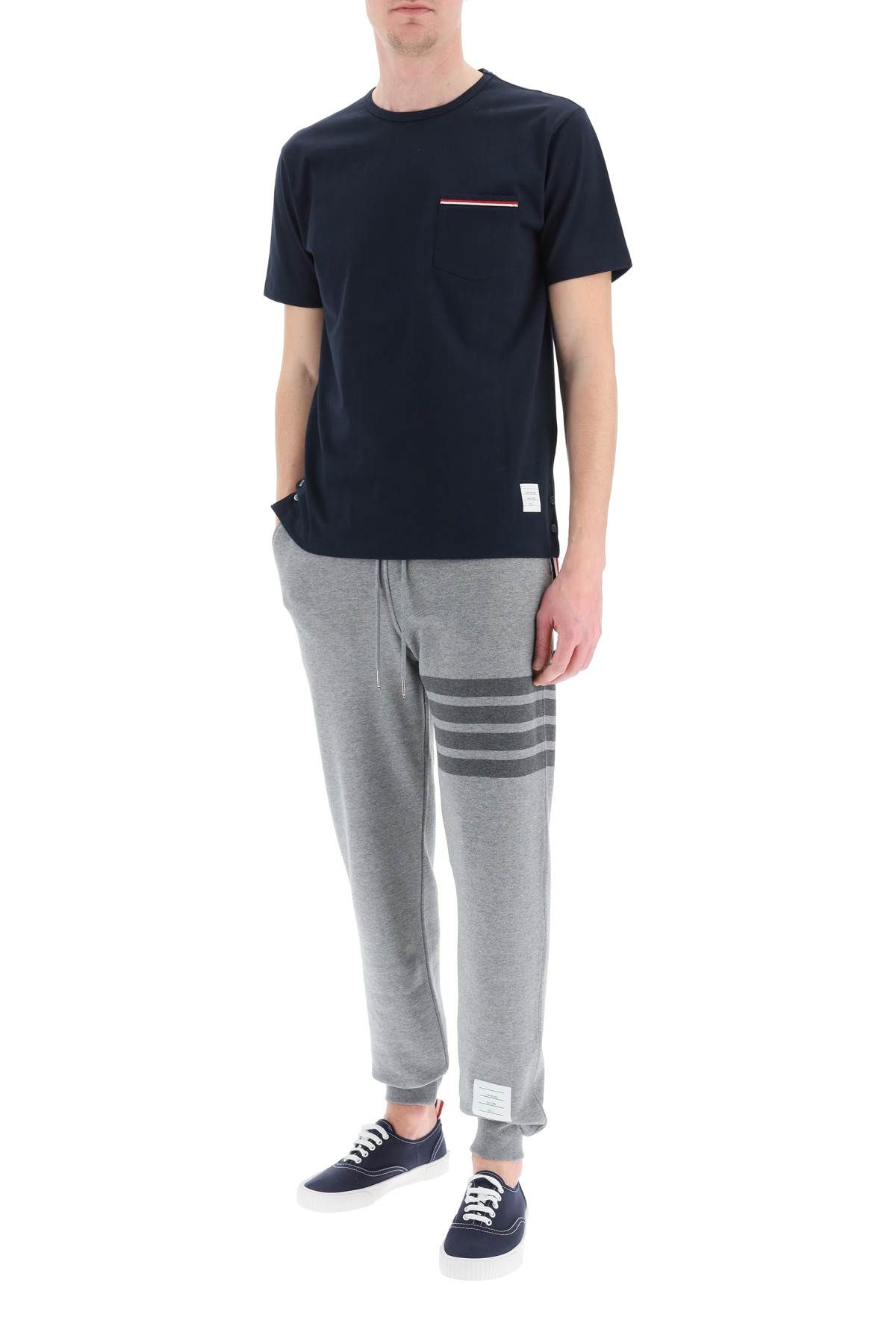 Thom Browne THOM BROWNE t-shirt with chest pocket