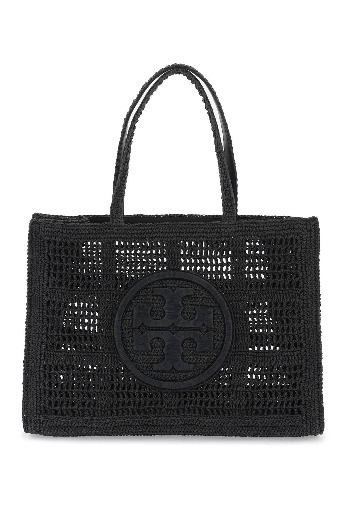 Tory Burch TORY BURCH ella crochet raffia tote bag in