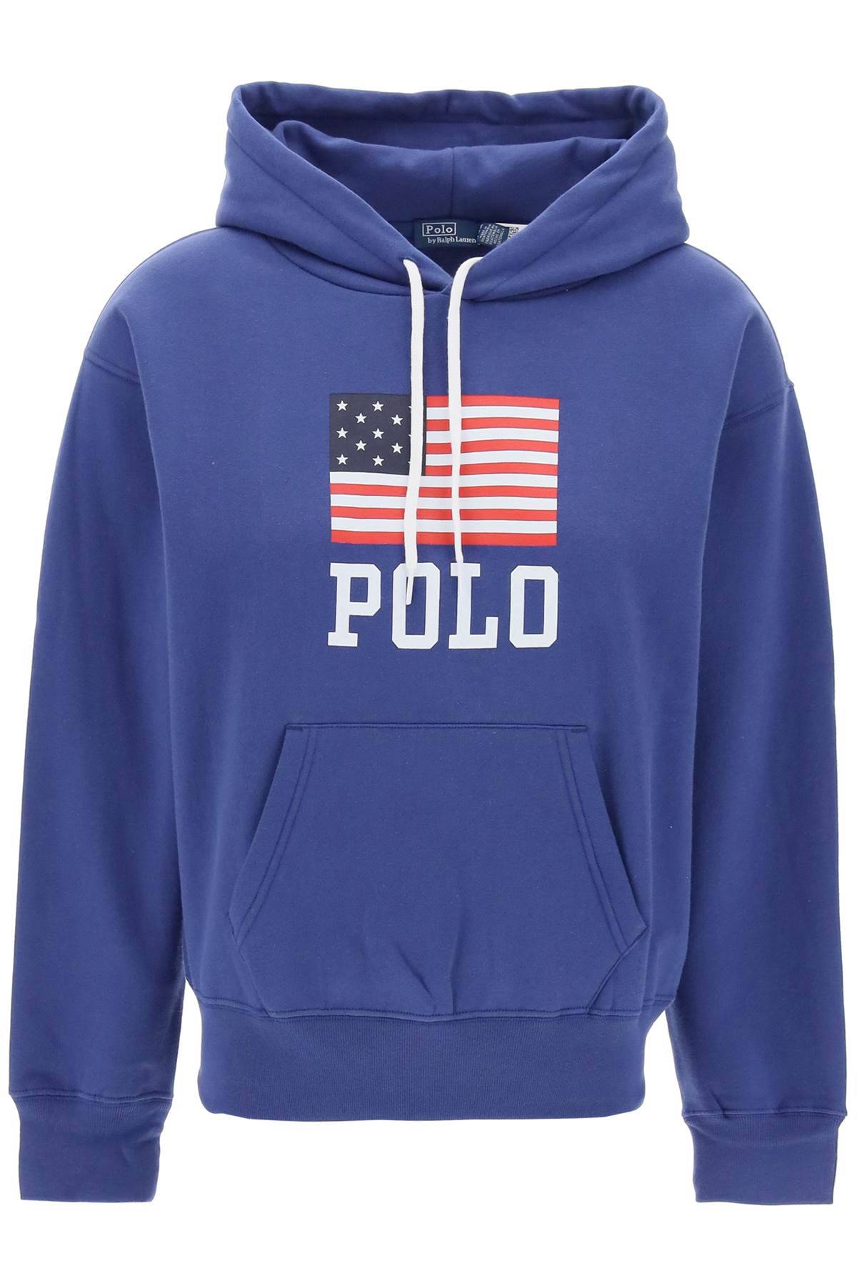 Polo Ralph Lauren POLO RALPH LAUREN hooded sweatshirt with flag print