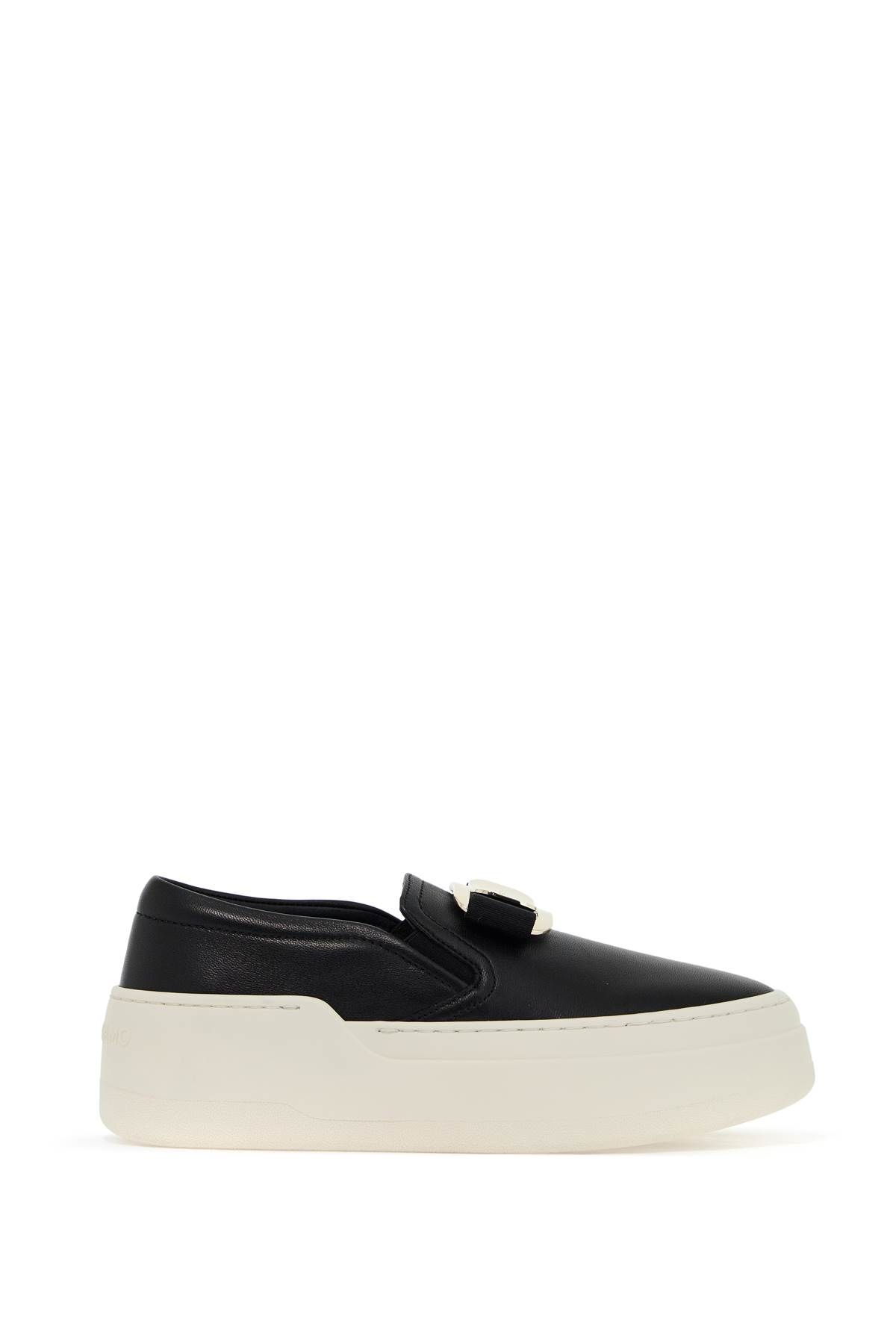 Ferragamo FERRAGAMO new vara plate slip-on sneakers