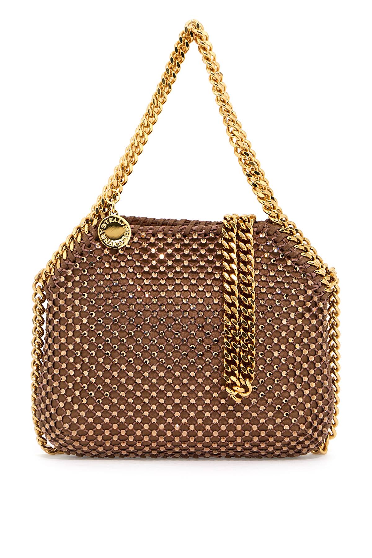 Stella McCartney STELLA McCARTNEY falabella mini bag with mesh and crystals