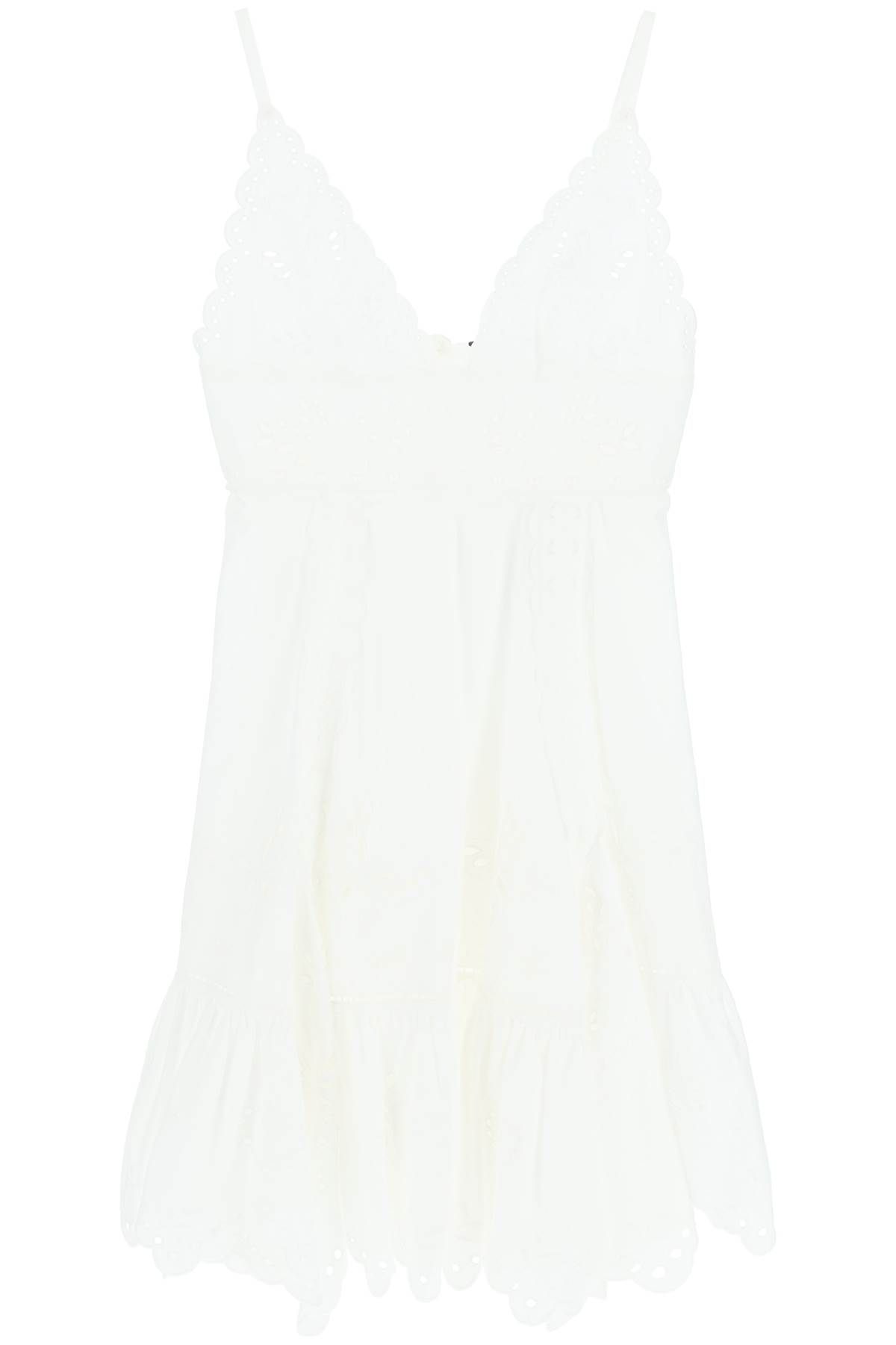 Weekend Max Mara WEEKEND MAX MARA 'alcuno' scalloped cotton broderie dress