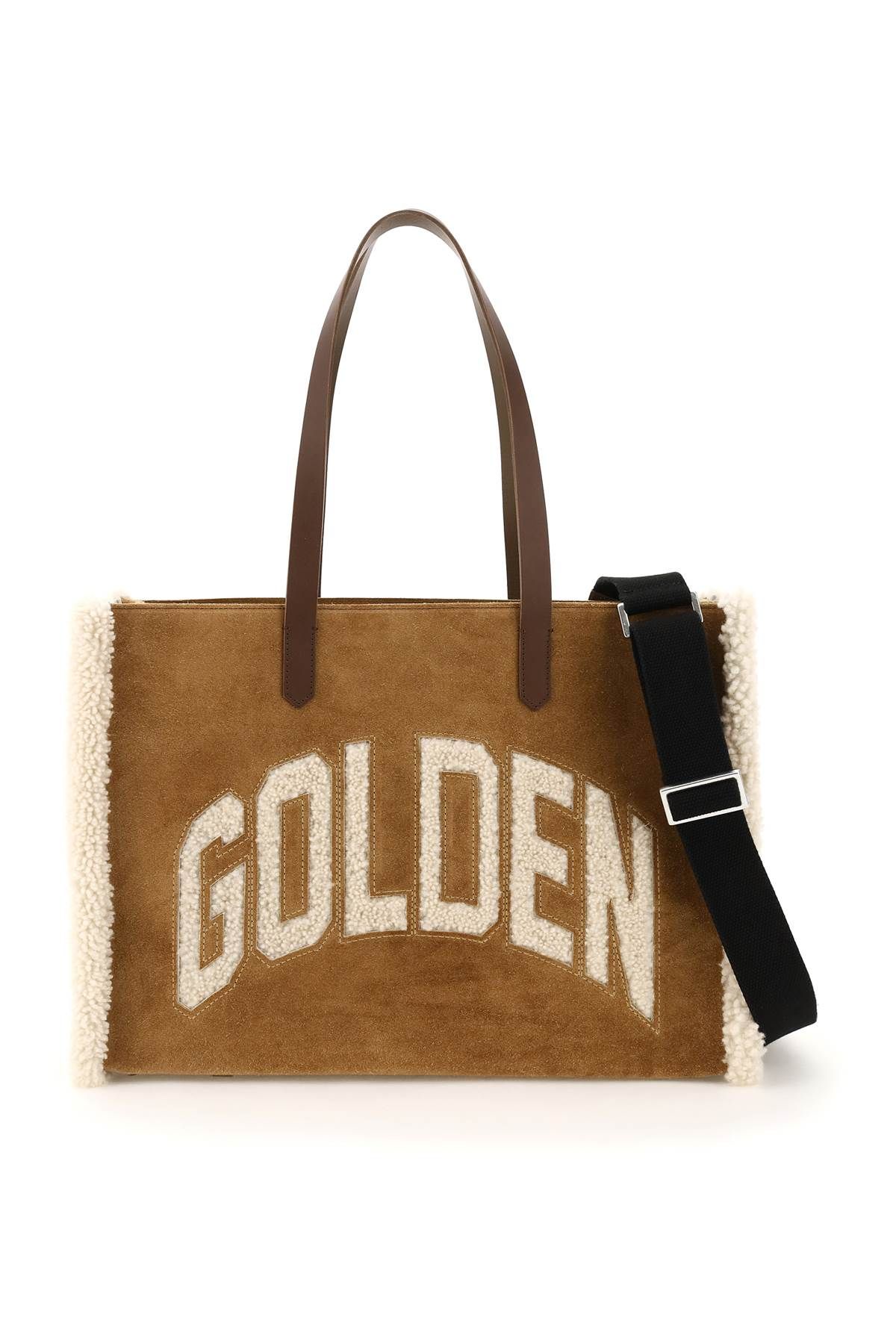 Golden Goose GOLDEN GOOSE california east-west bag with shearling detail