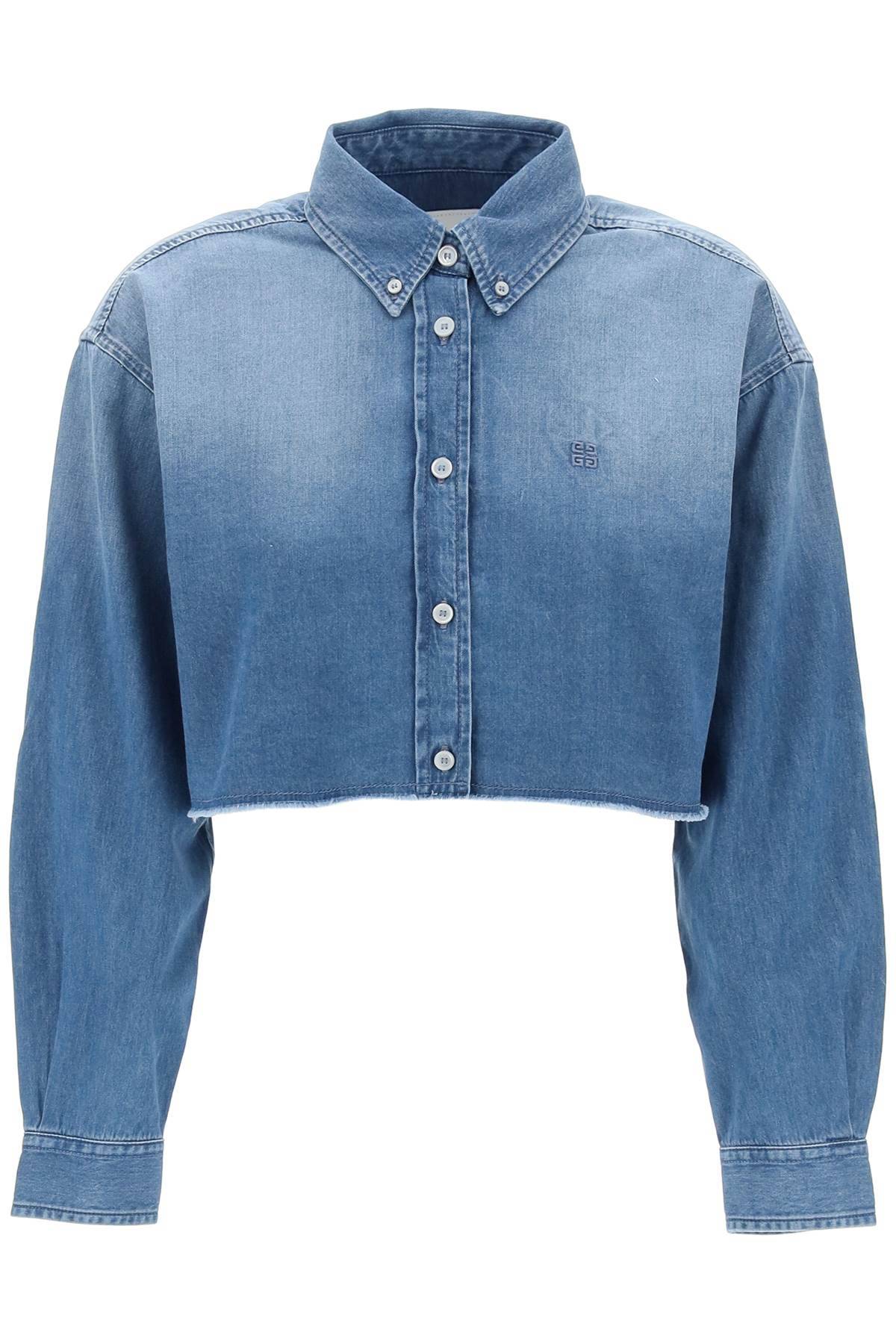 Givenchy GIVENCHY denim cropped shirt for women