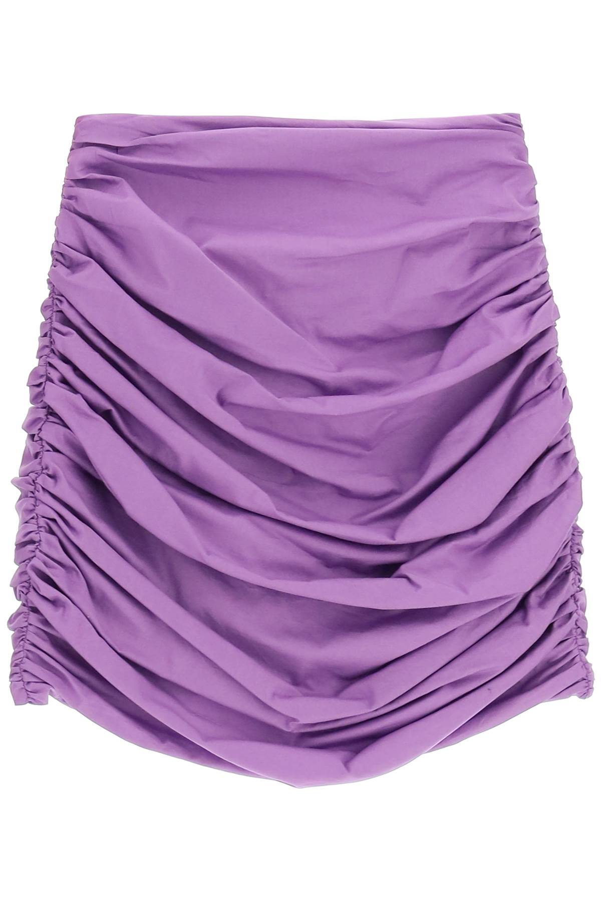 GIUSEPPE DI MORABITO GIUSEPPE DI MORABITO draped cotton mini skirt