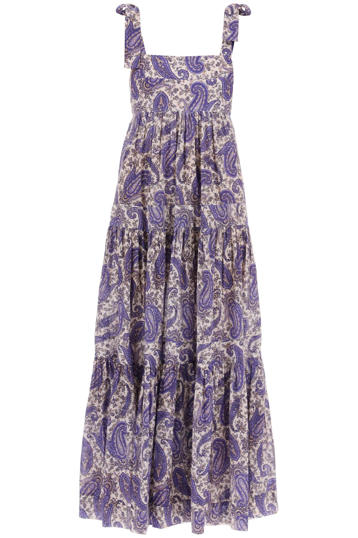 Zimmermann ZIMMERMANN devi tie floral maxi dress