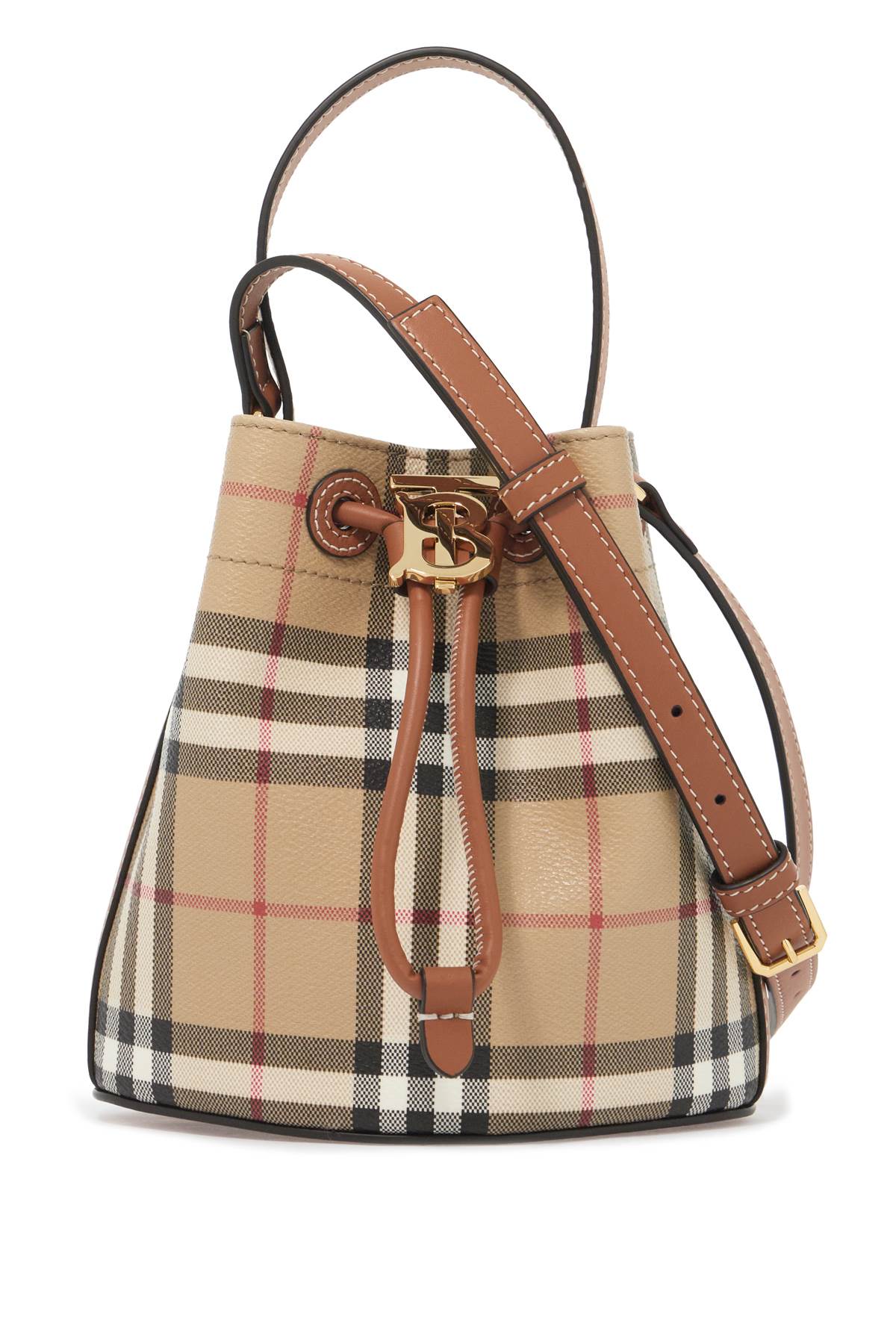 Burberry BURBERRY mini bucket bag with tb logo