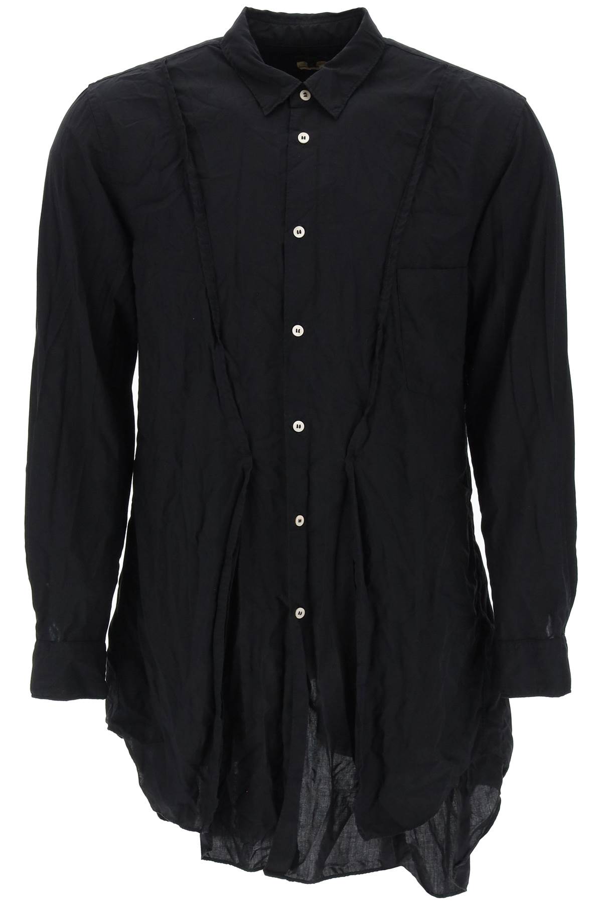 Comme Des Garçons Homme Plus COMME DES GARCONS HOMME PLUS maxi shirt with asymmetrical hem