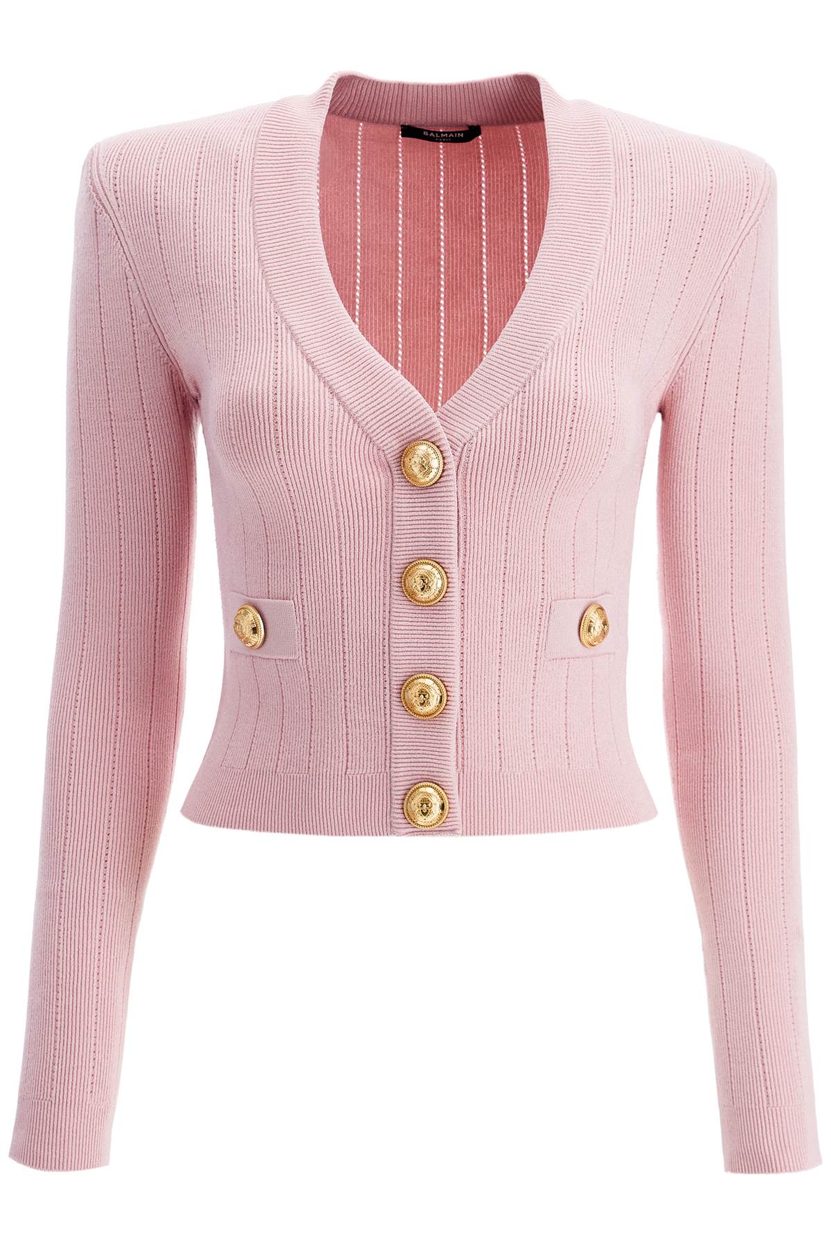 Balmain BALMAIN cardigan with structured shoulders