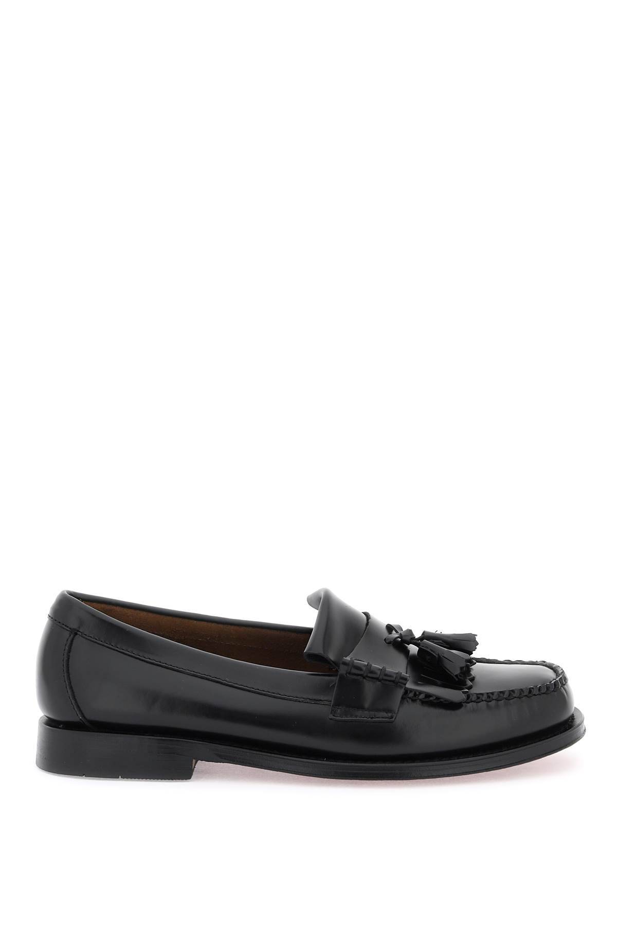 G.H. BASS G. H. BASS esther kiltie weejuns loafers in brushed leather
