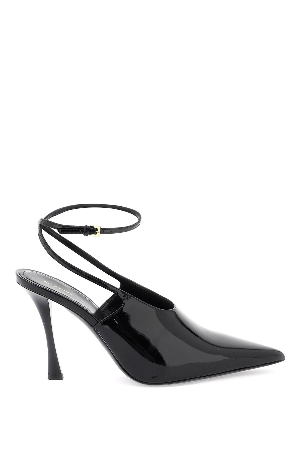 Givenchy GIVENCHY patent leather slingback pumps