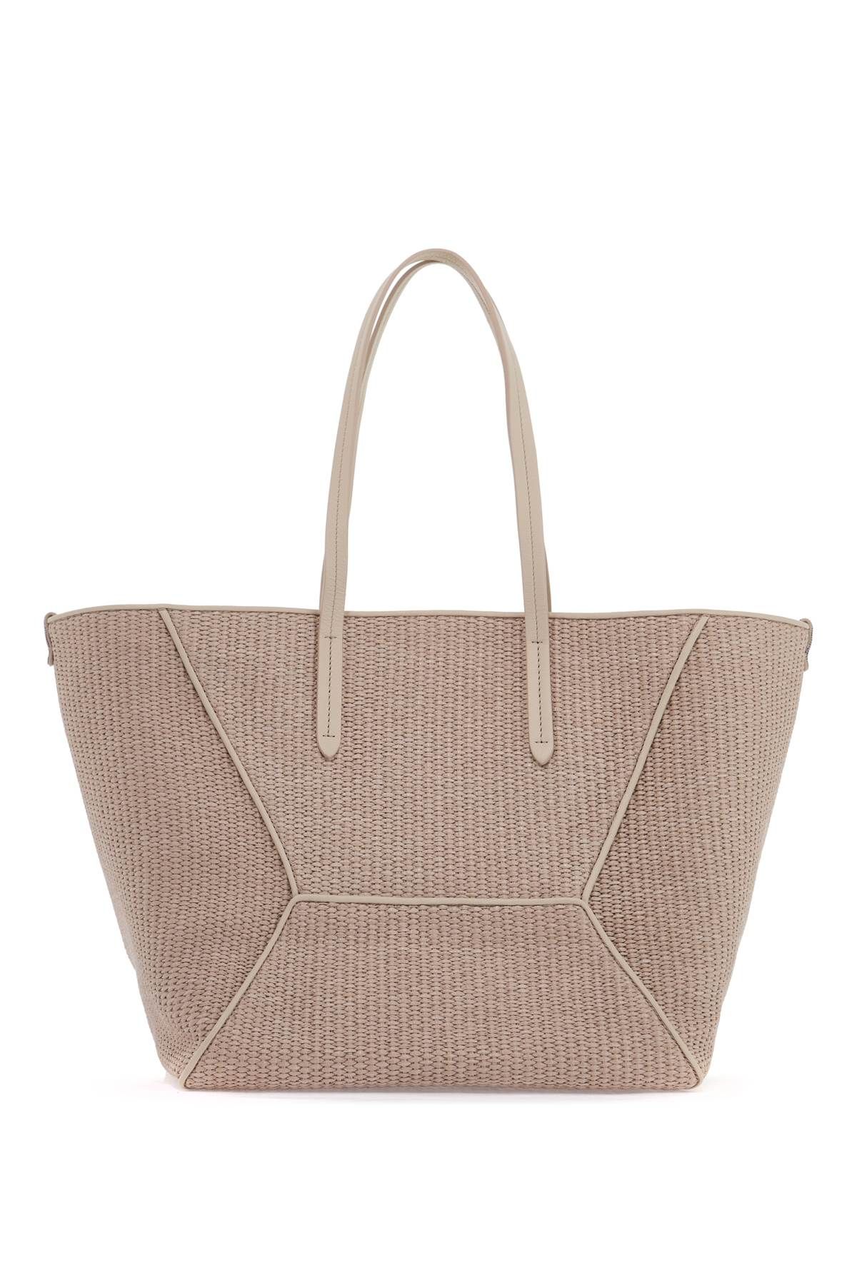 Brunello Cucinelli BRUNELLO CUCINELLI "techno raffia tote