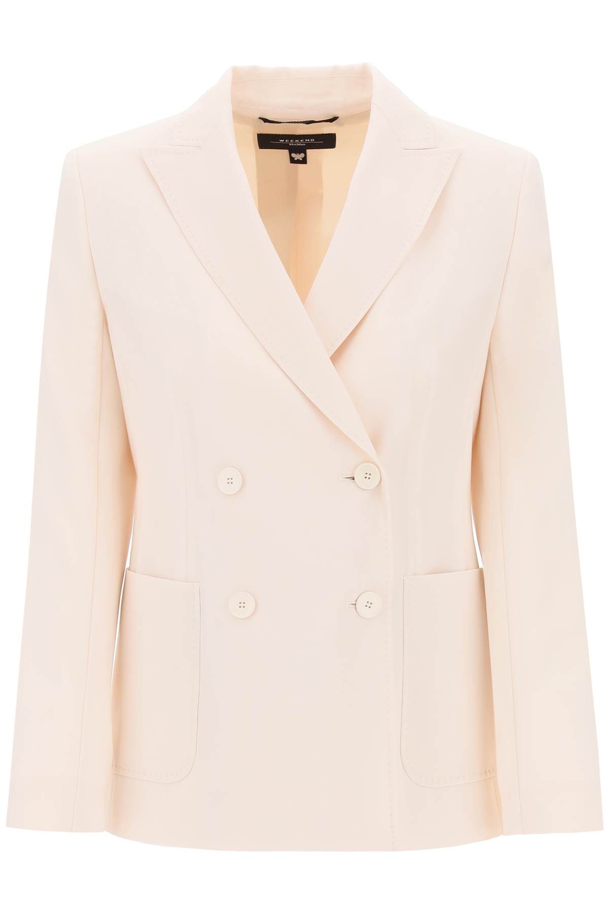 Weekend Max Mara WEEKEND MAX MARA 'nervoso' double-breasted jacket in light wool