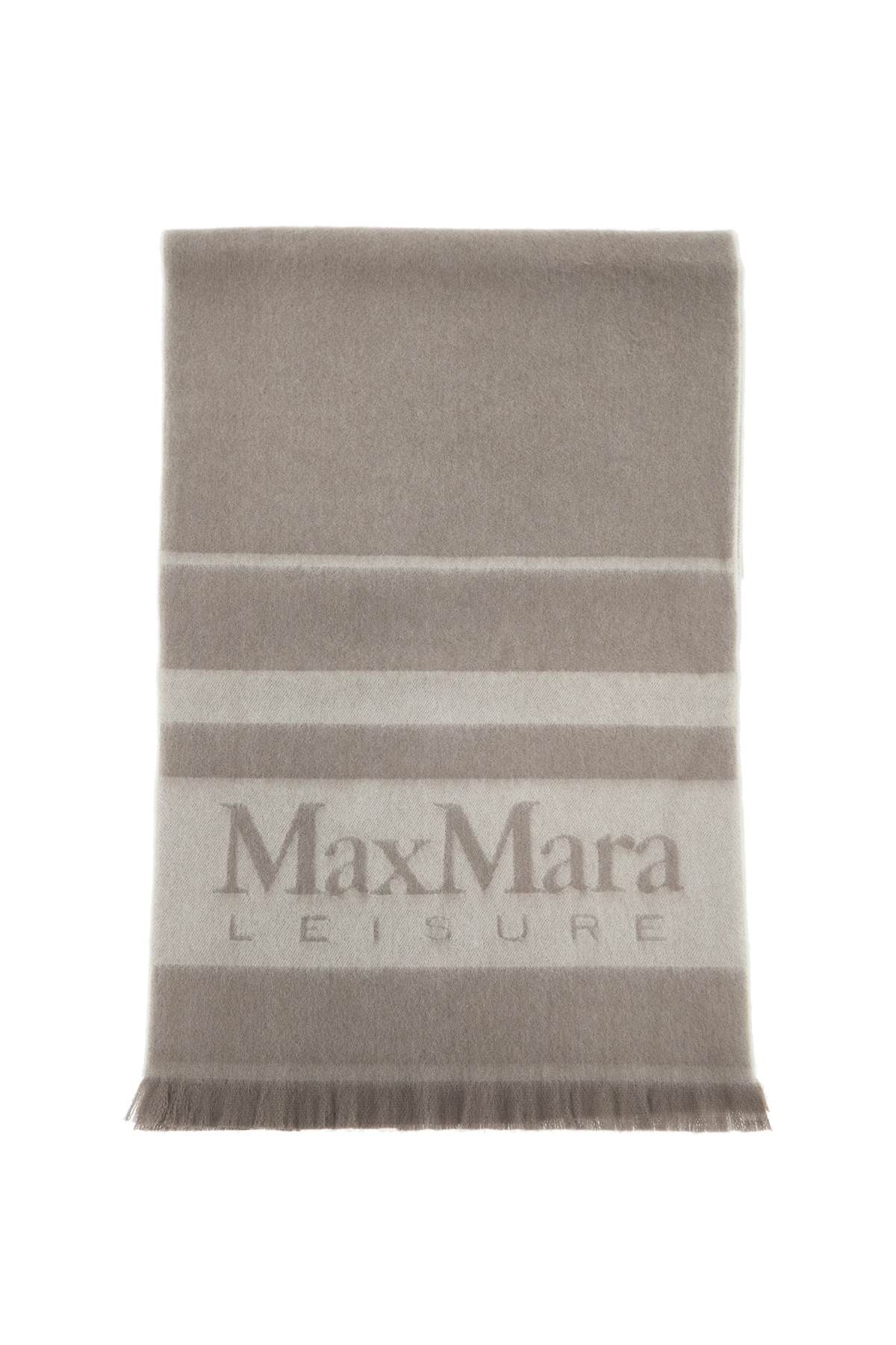 Max Mara Leisure MAX MARA LEISURE wool jacquard scarf